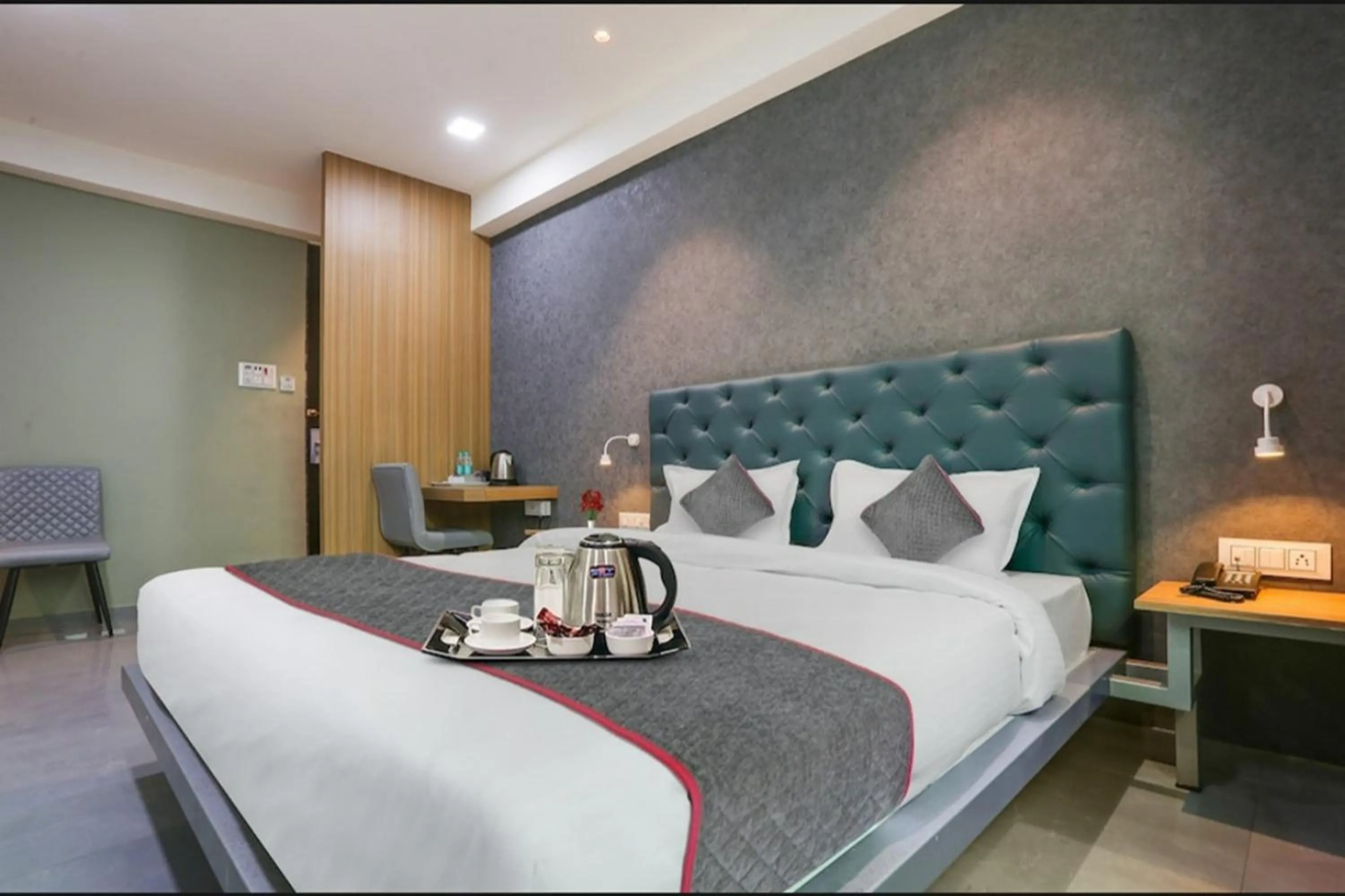 Bedroom, Bed in Hotel Stay Inn near Bhiwandi Thane Railway Station