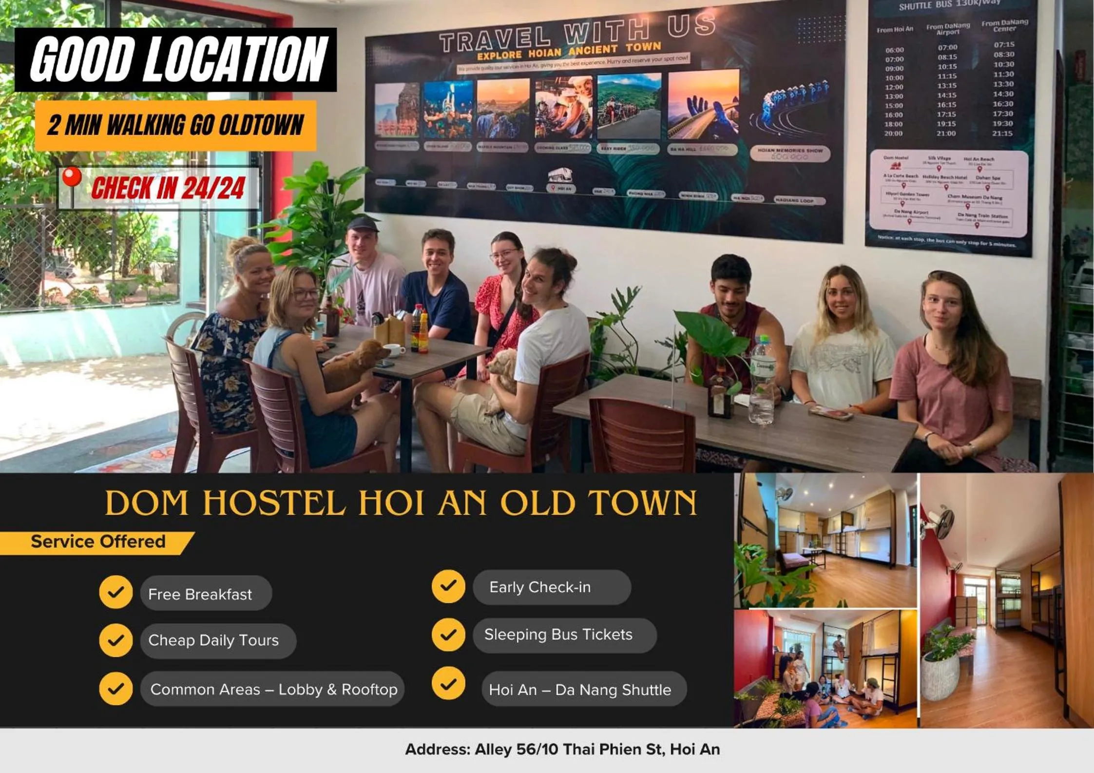 People in Dom Hostel Old Town Hoi An