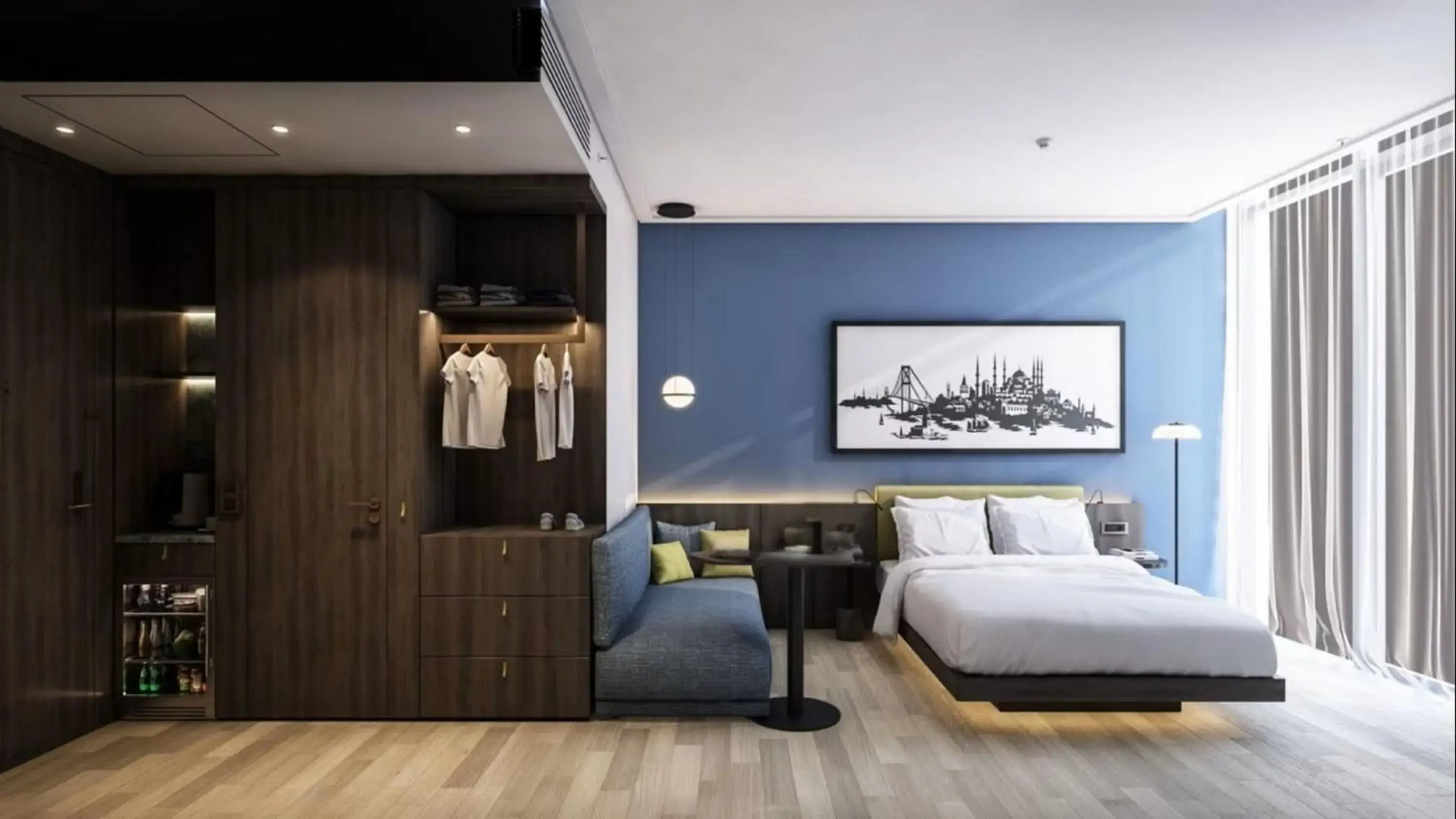 Photo of the whole room, Bed in Holiday Inn Express Istanbul - Airport Arnavutkoy by IHG Photo of the whole room, Bed in Holiday Inn Express Istanbul - Airport Arnavutkoy by IHG