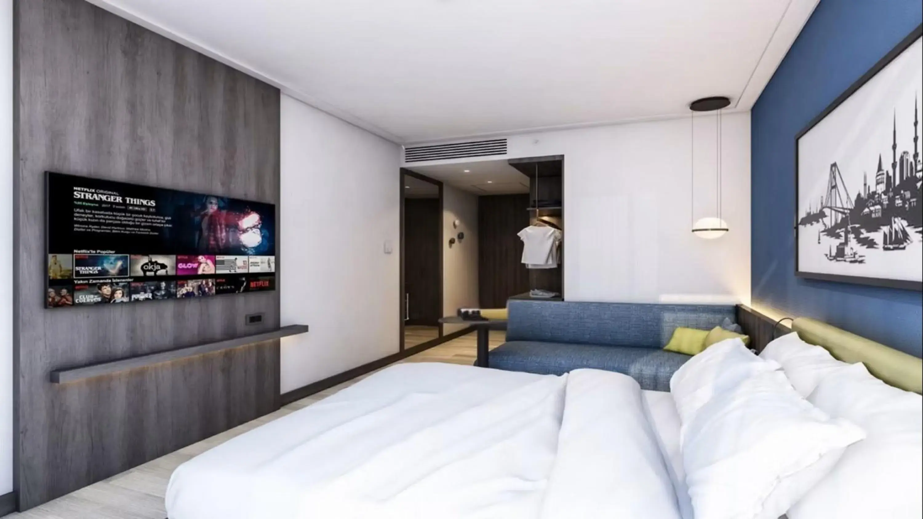 Photo of the whole room, Bed in Holiday Inn Express Istanbul - Airport Arnavutkoy by IHG Photo of the whole room, Bed in Holiday Inn Express Istanbul - Airport Arnavutkoy by IHG