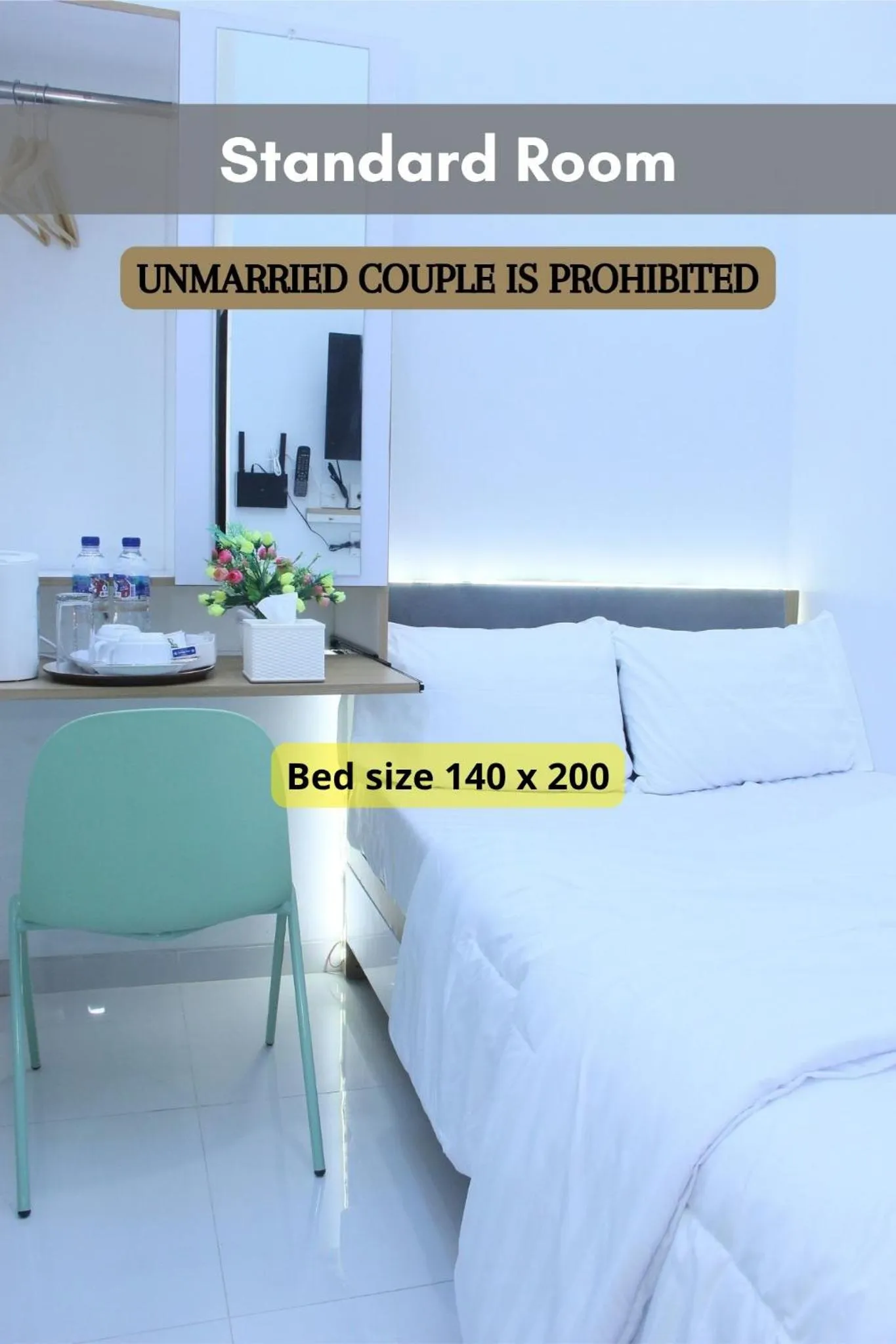 Bed in Laswi Syariah Guest House