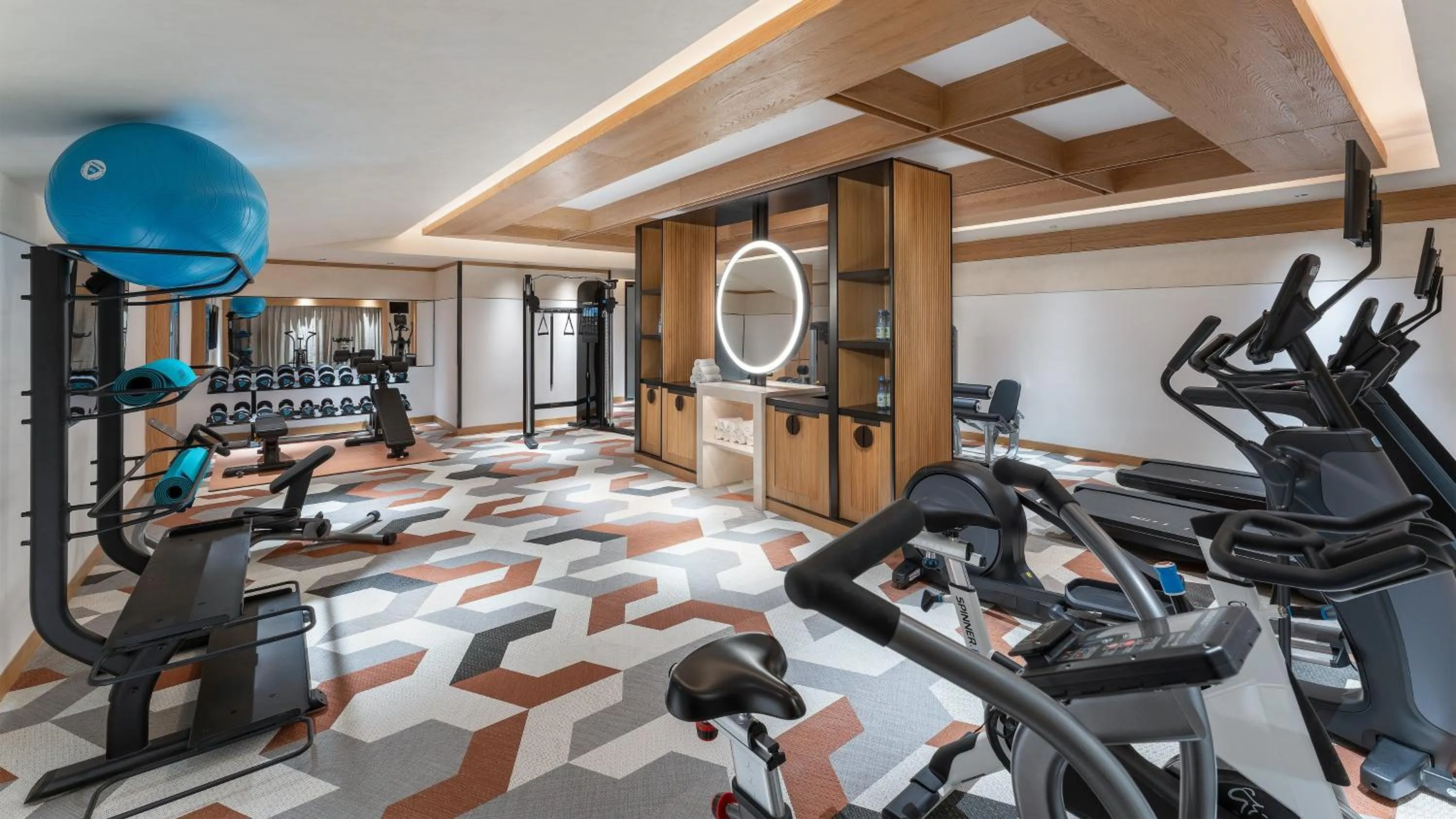 Fitness centre/facilities in Holiday Inn Resort Kanas Hemu by IHG