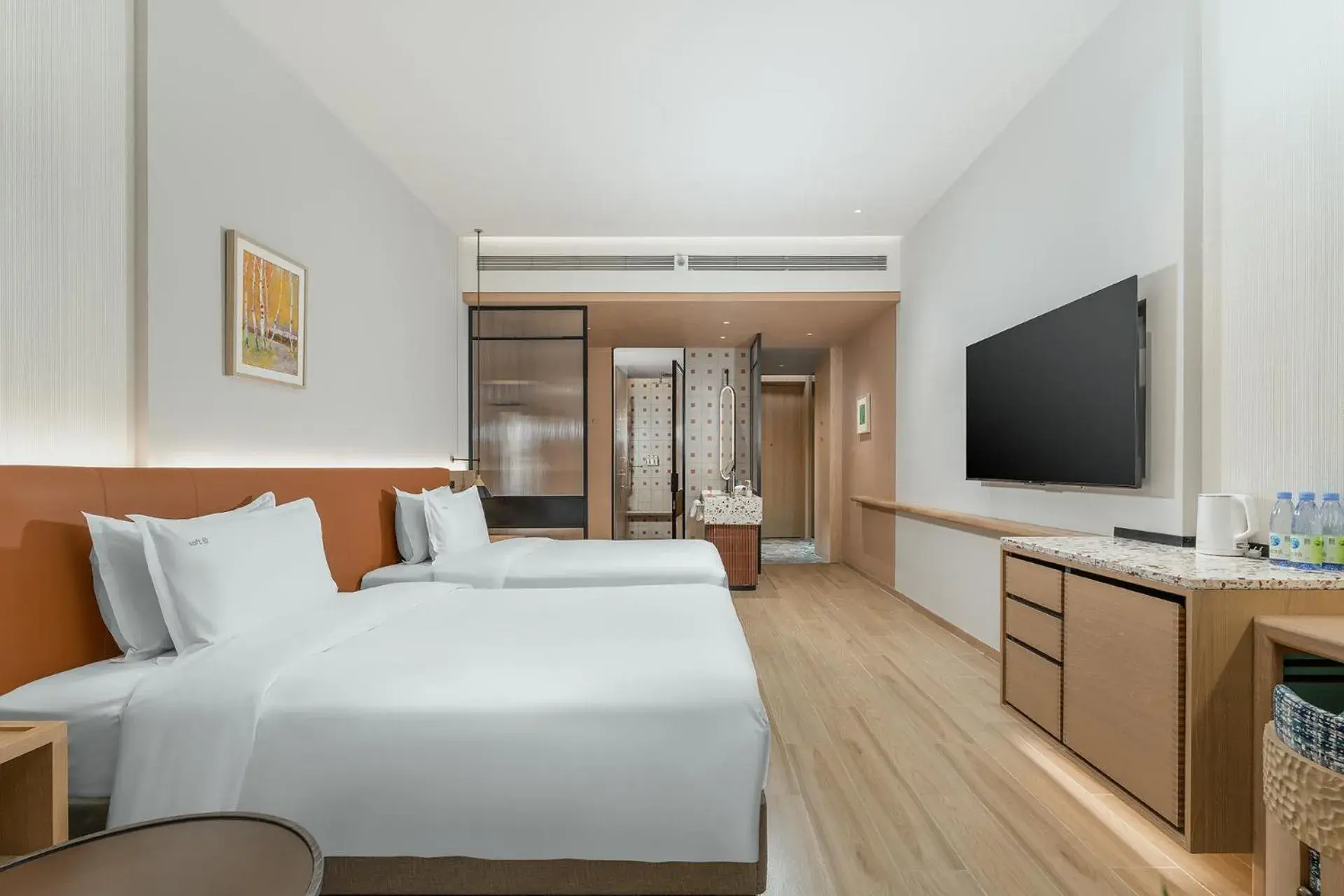 Bed in Holiday Inn Resort Kanas Hemu by IHG Bed in Holiday Inn Resort Kanas Hemu by IHG