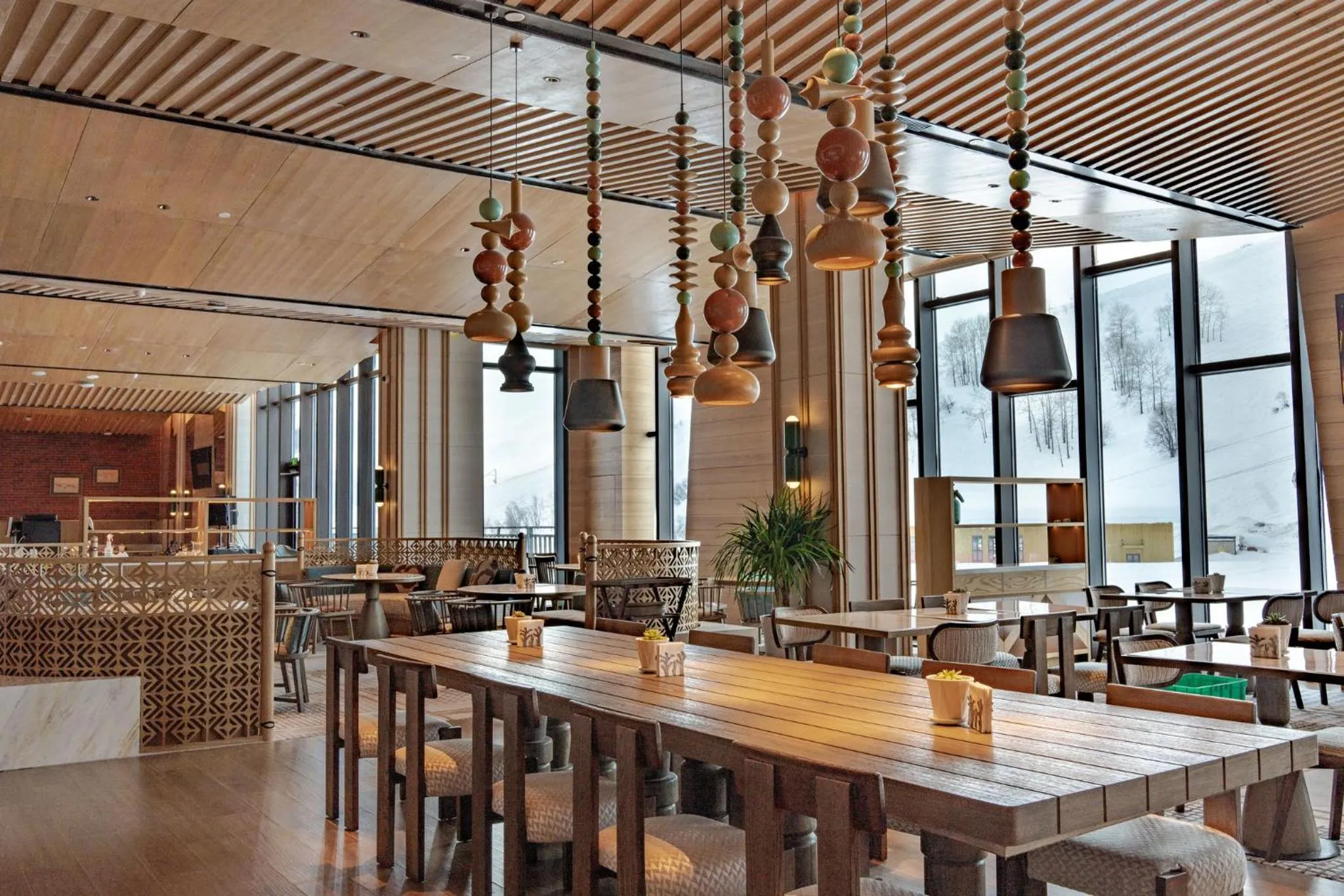 Decorative detail in Holiday Inn Resort Kanas Hemu by IHG