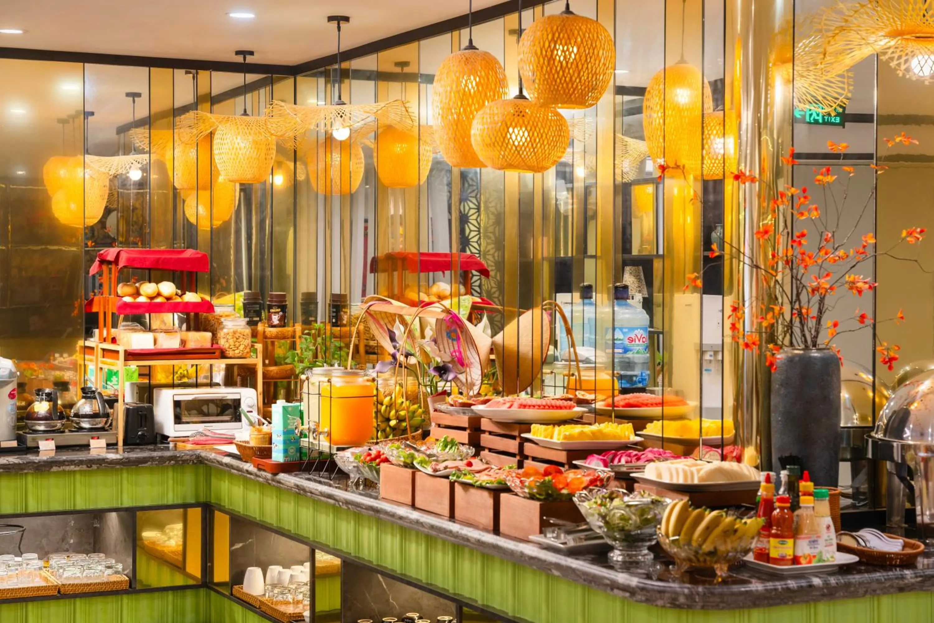Buffet breakfast in The Embassy Hotel Hanoi