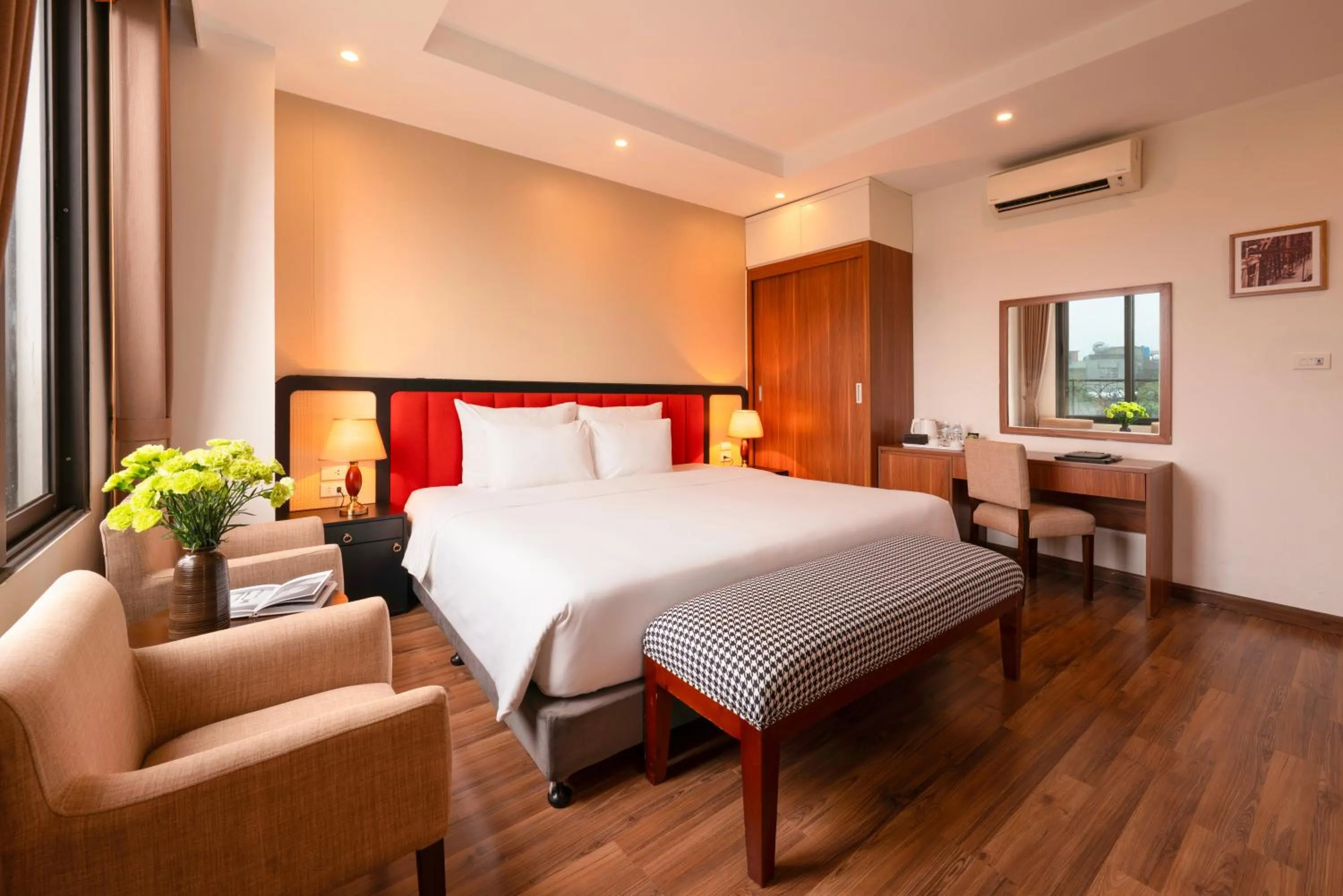 Bedroom, Bed in The Embassy Hotel Hanoi