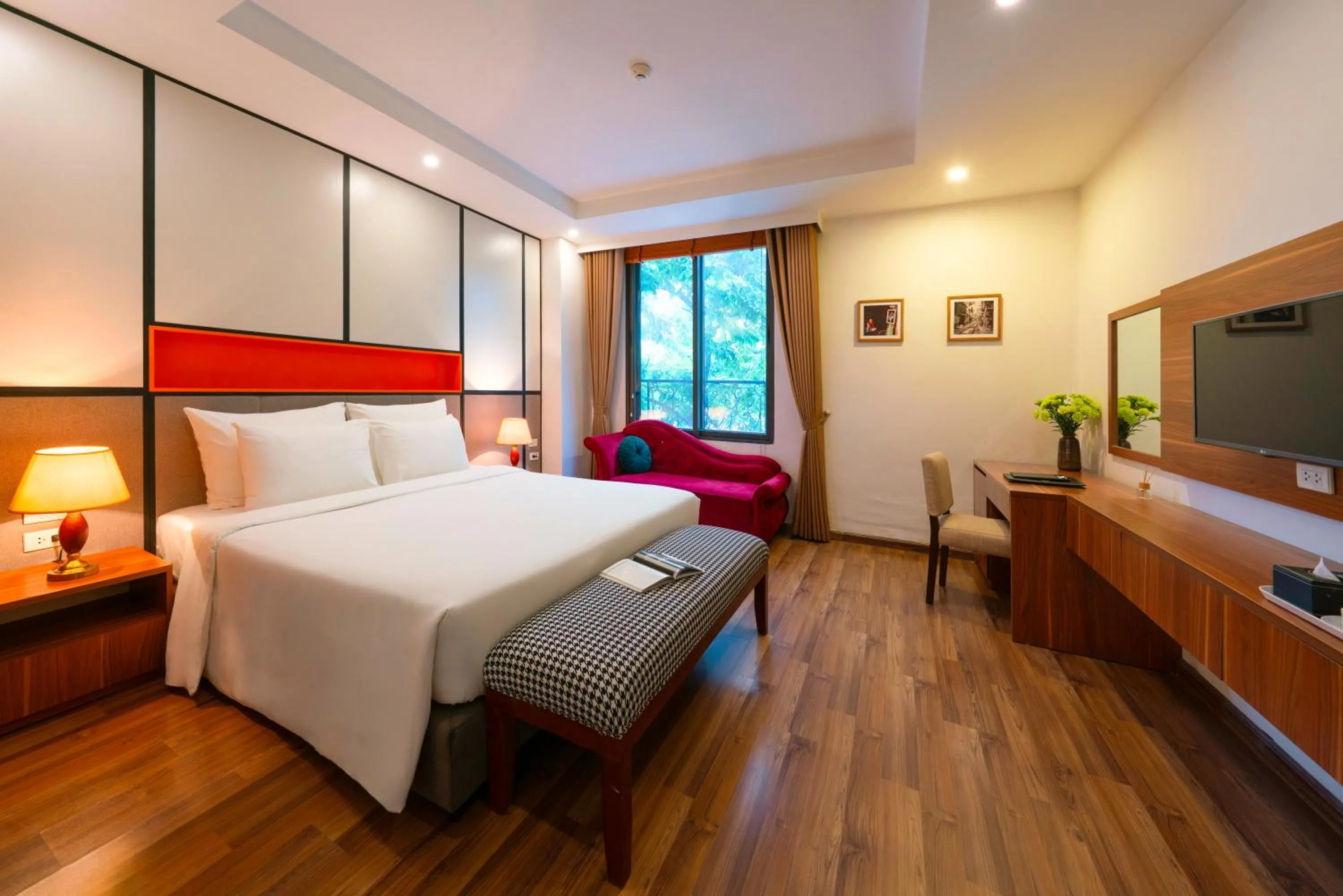 Bedroom, Bed in The Embassy Hotel Hanoi