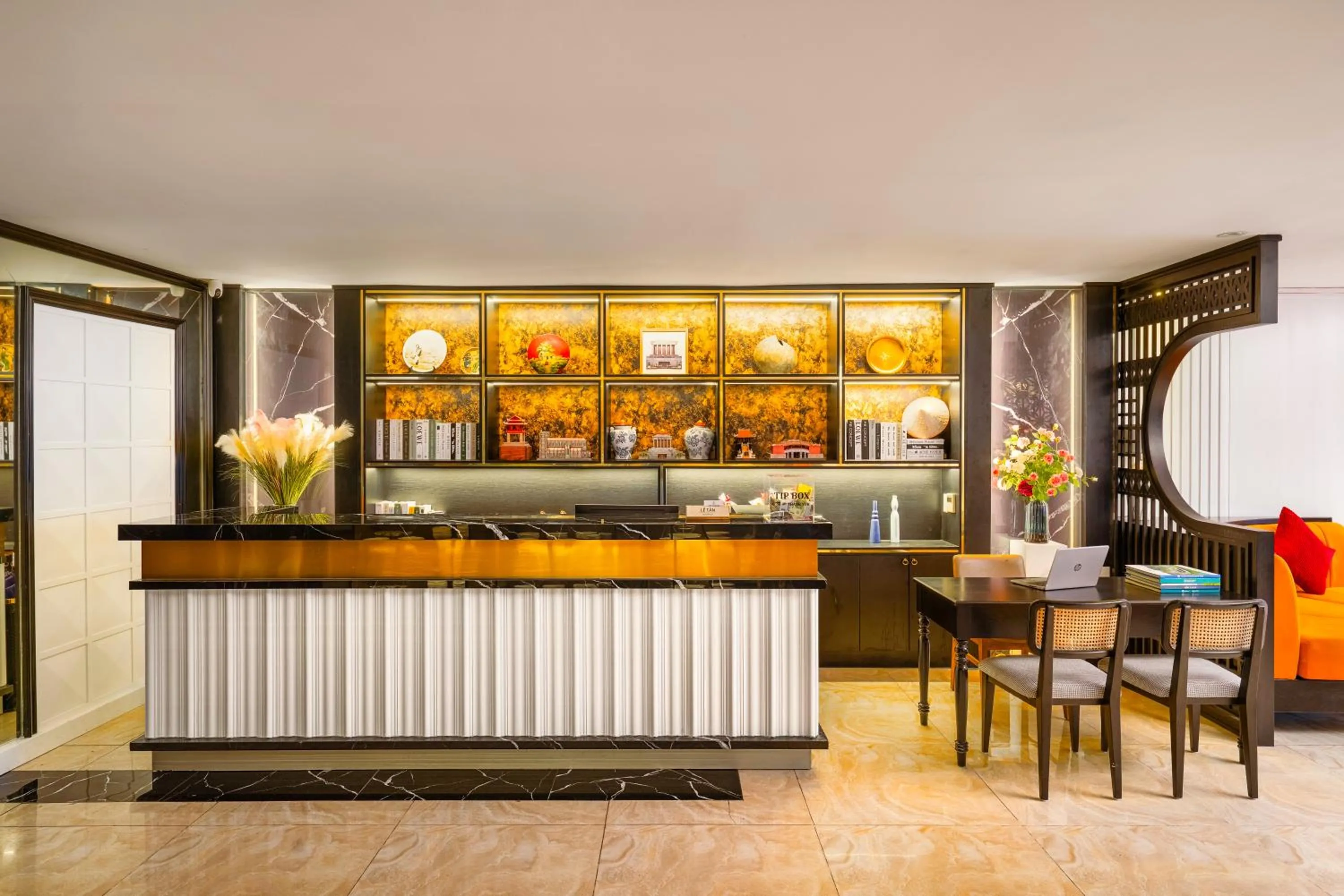Lobby or reception in The Embassy Hotel Hanoi