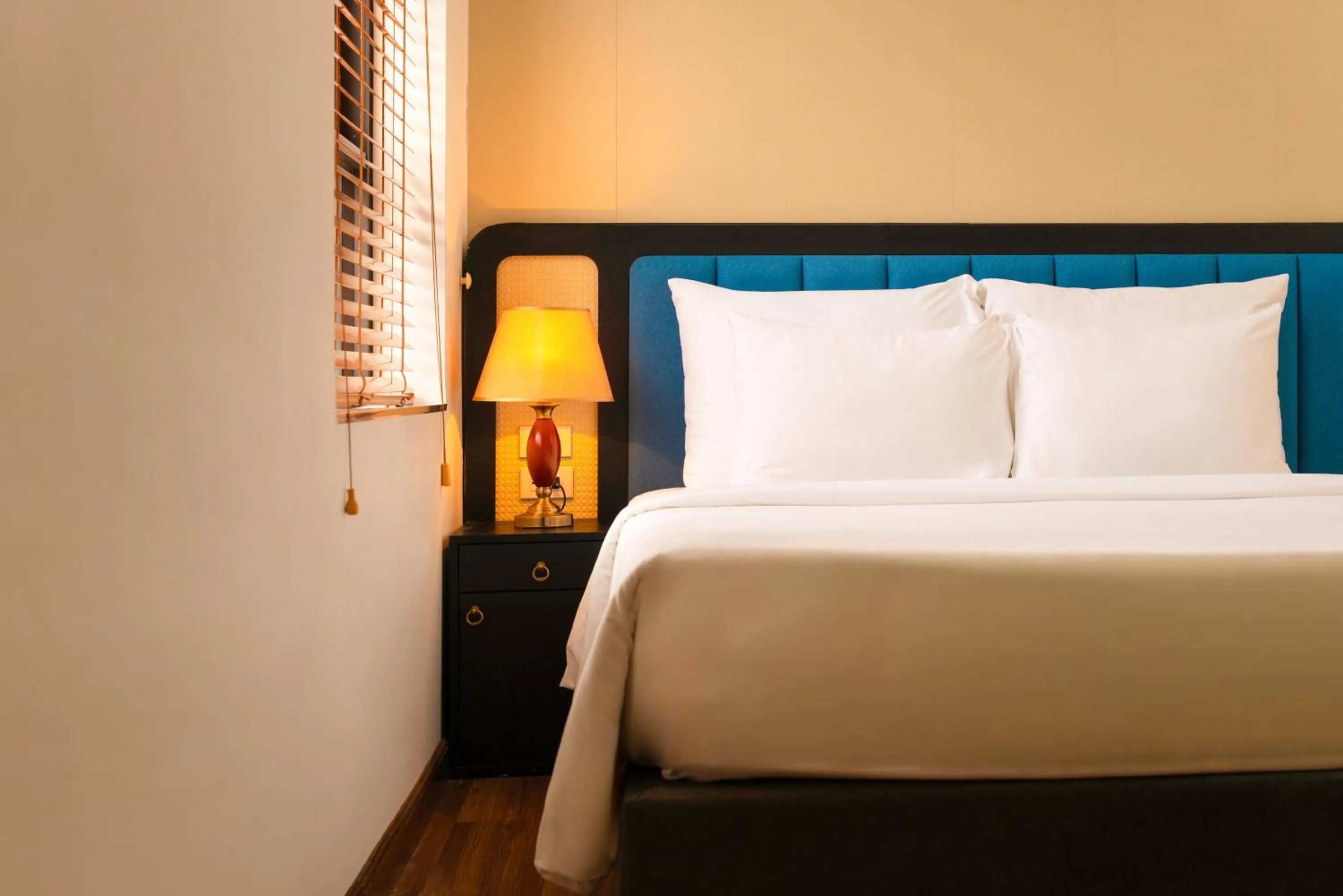 Bathroom, Bed in The Embassy Hotel Hanoi
