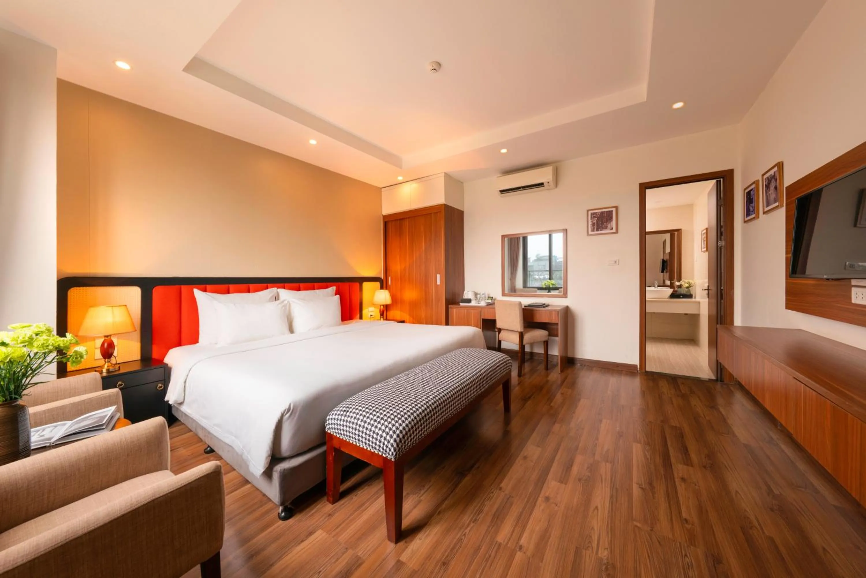 Bedroom, Bed in The Embassy Hotel Hanoi