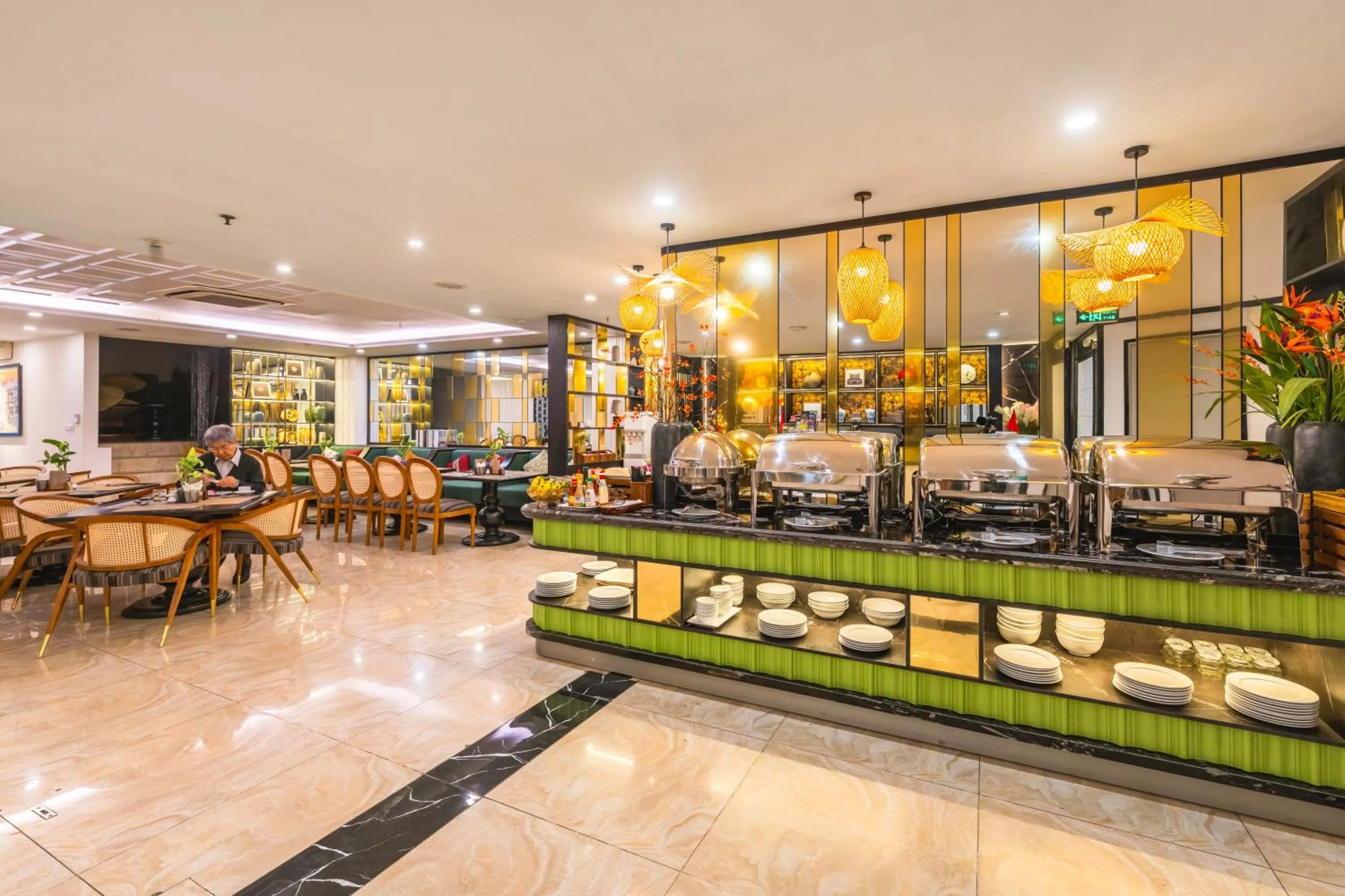 Buffet breakfast in The Embassy Hotel Hanoi