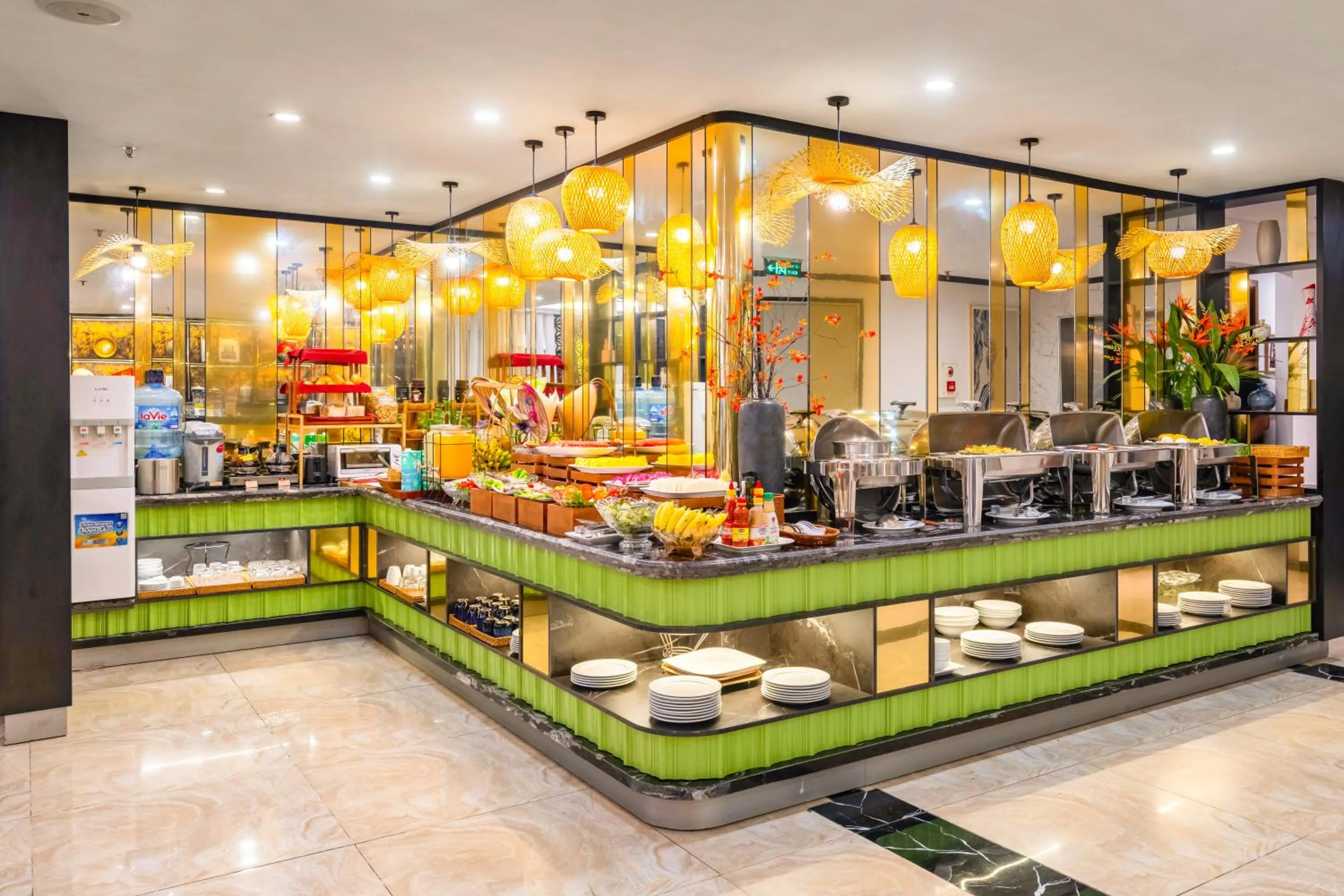 Buffet breakfast in The Embassy Hotel Hanoi
