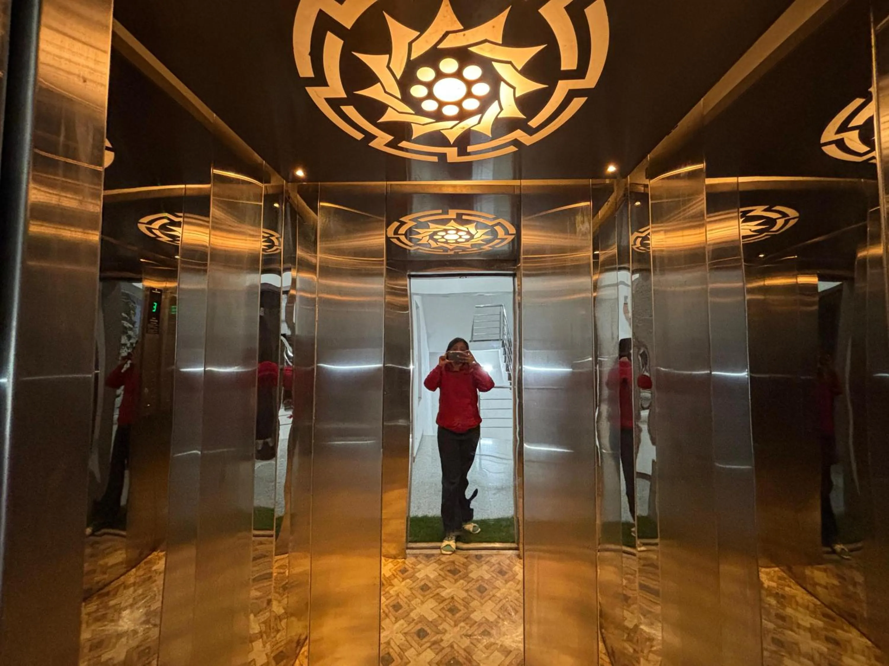 elevator in Arul's Hotel