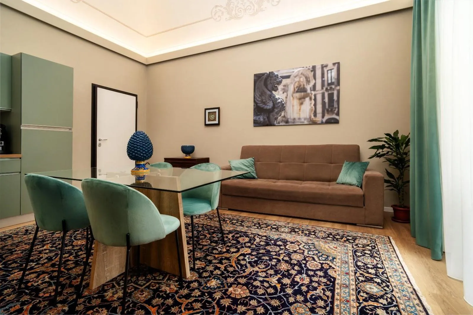 Living room in Archimedes suites