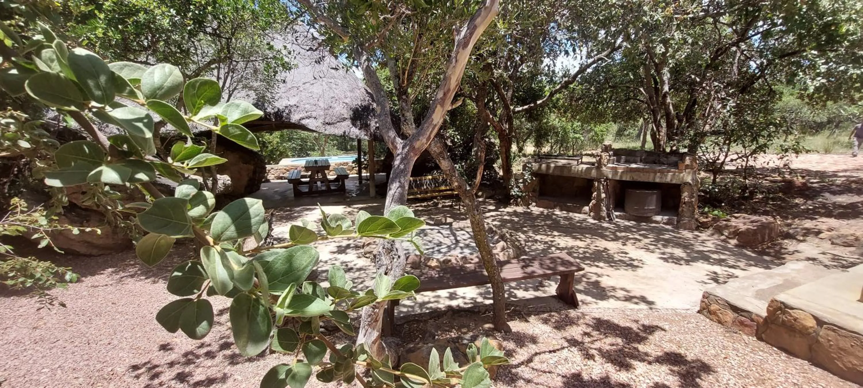 BBQ facilities in Izintaba Private Game Reserve Waterberg