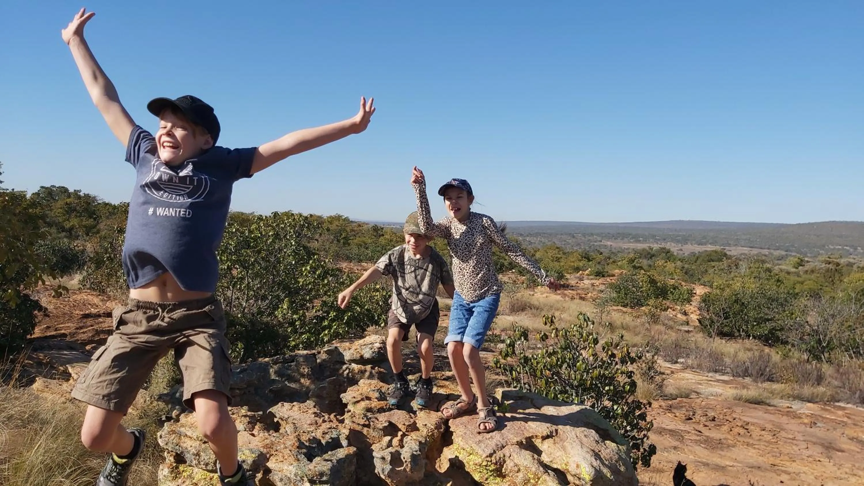 Natural landscape in Izintaba Private Game Reserve Waterberg