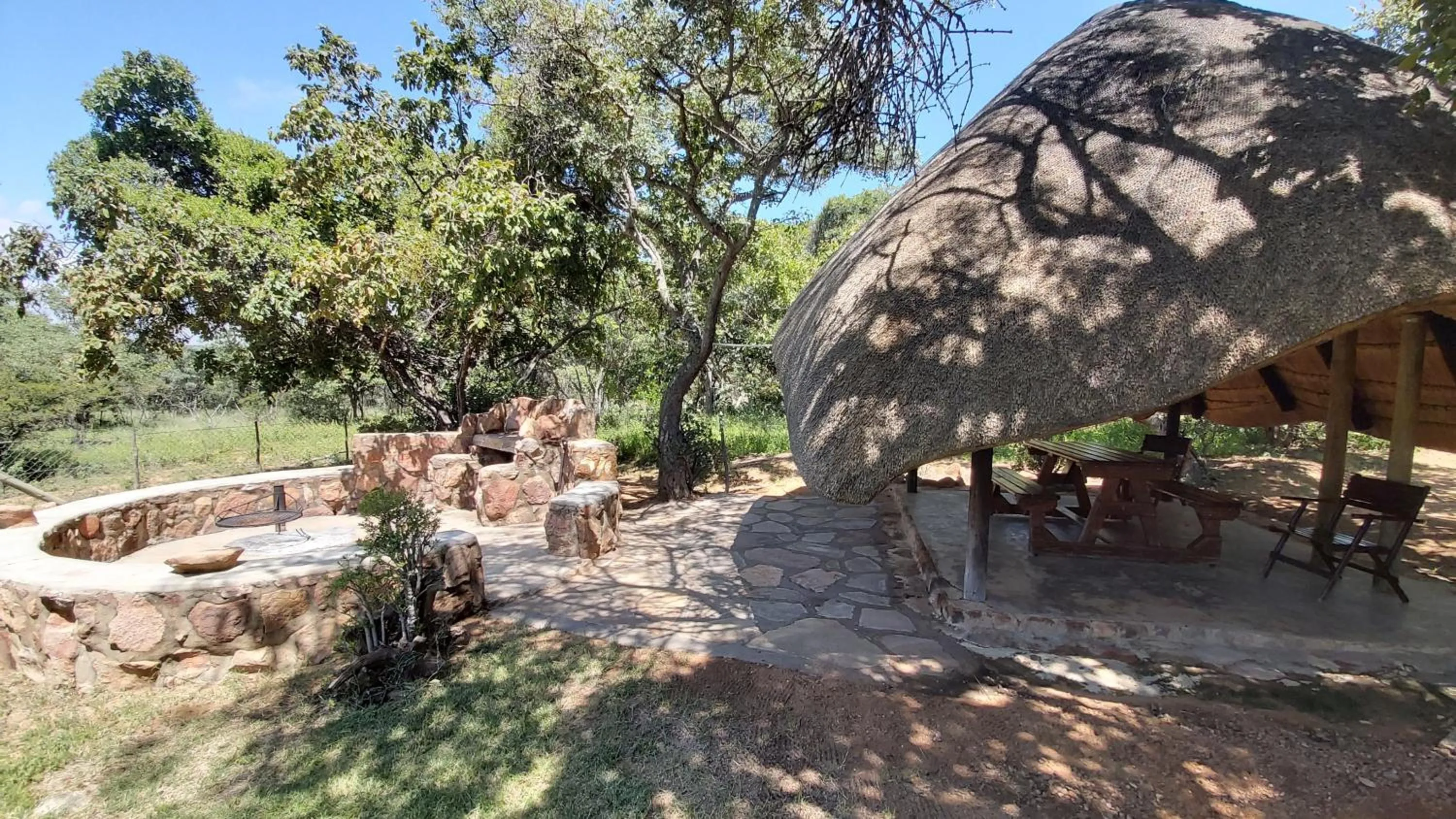 BBQ facilities in Izintaba Private Game Reserve Waterberg