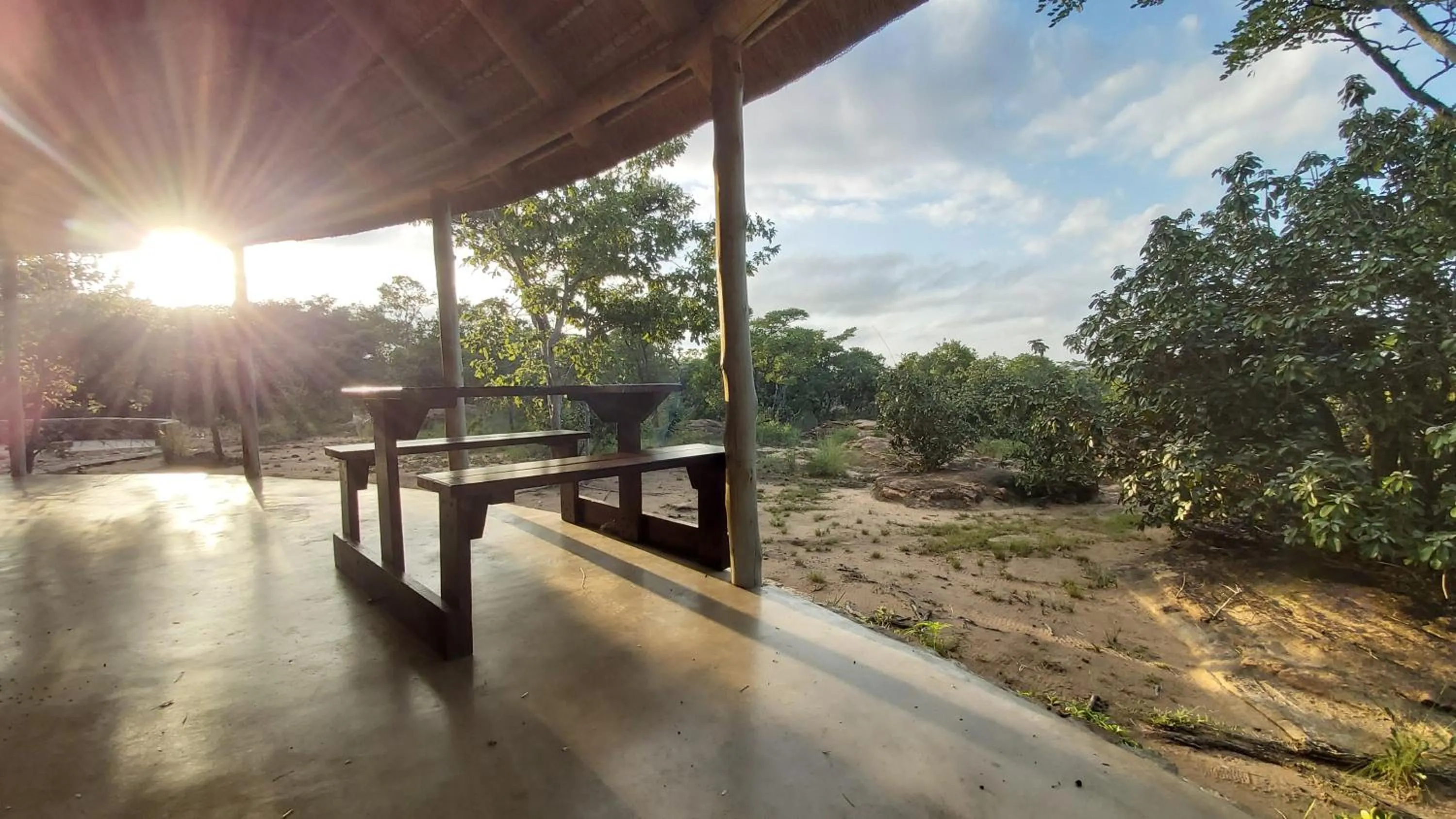 Patio in Izintaba Private Game Reserve Waterberg