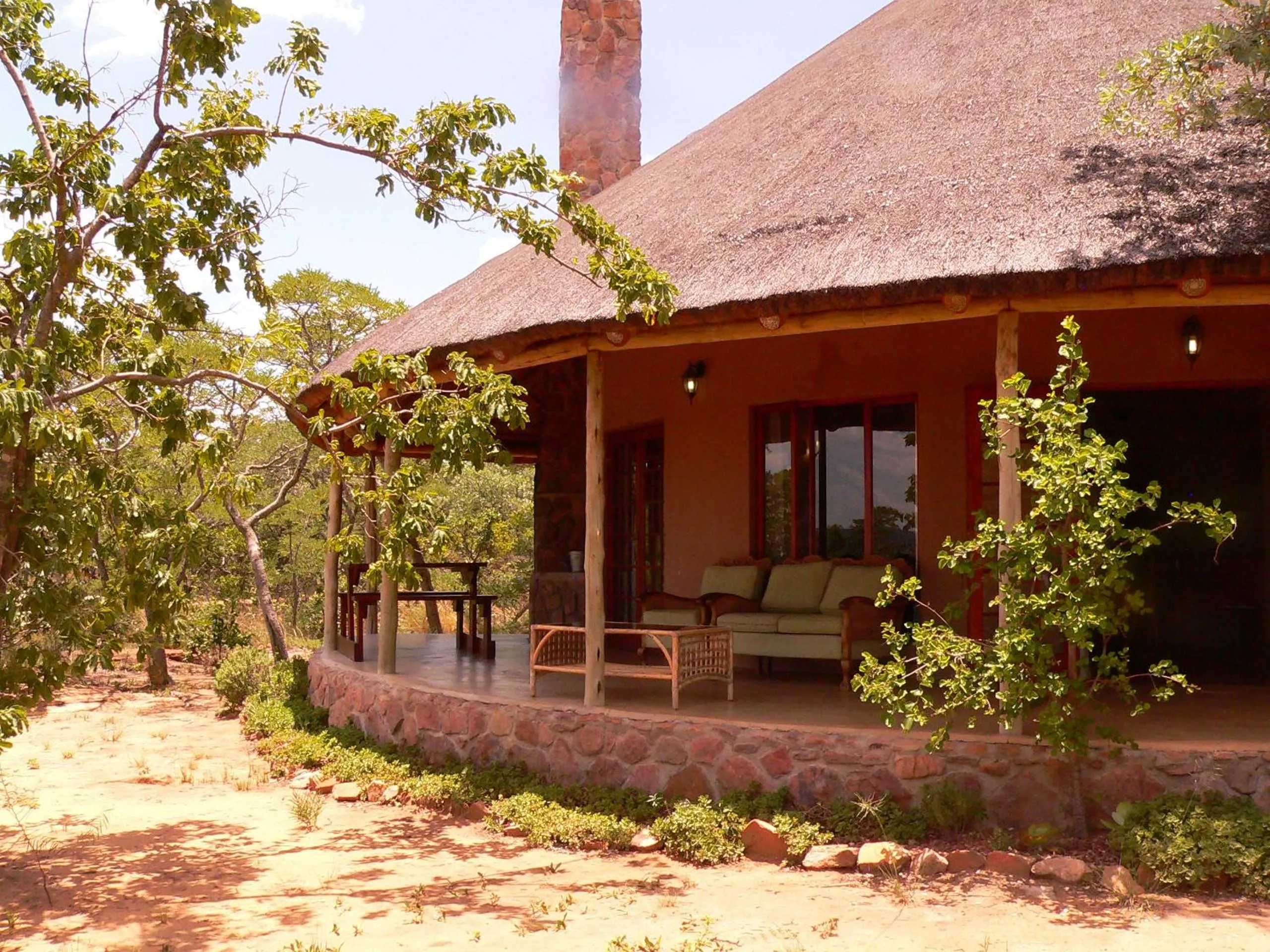 Patio in Izintaba Private Game Reserve Waterberg