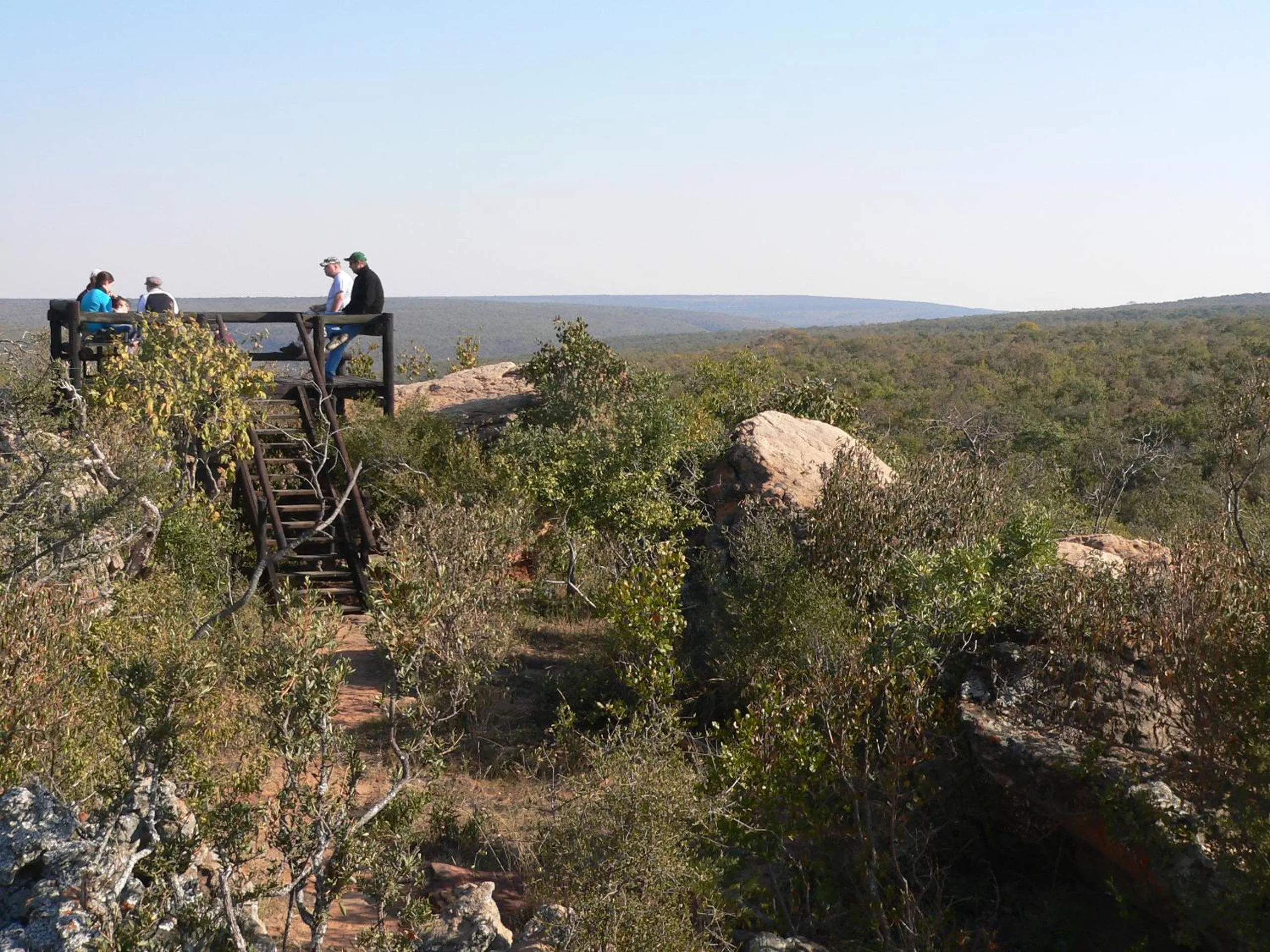 Natural landscape in Izintaba Private Game Reserve Waterberg