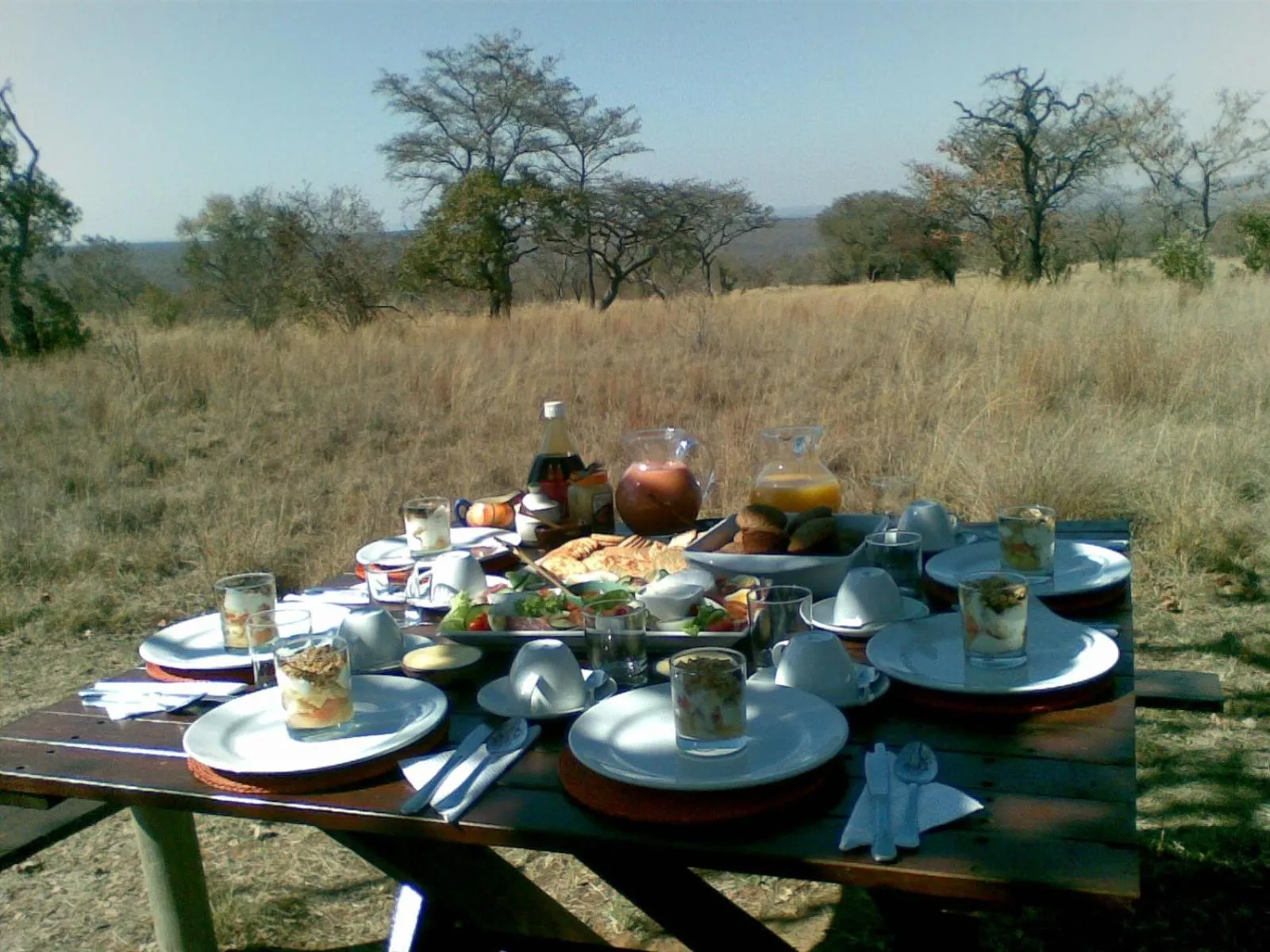 Natural landscape in Izintaba Private Game Reserve Waterberg
