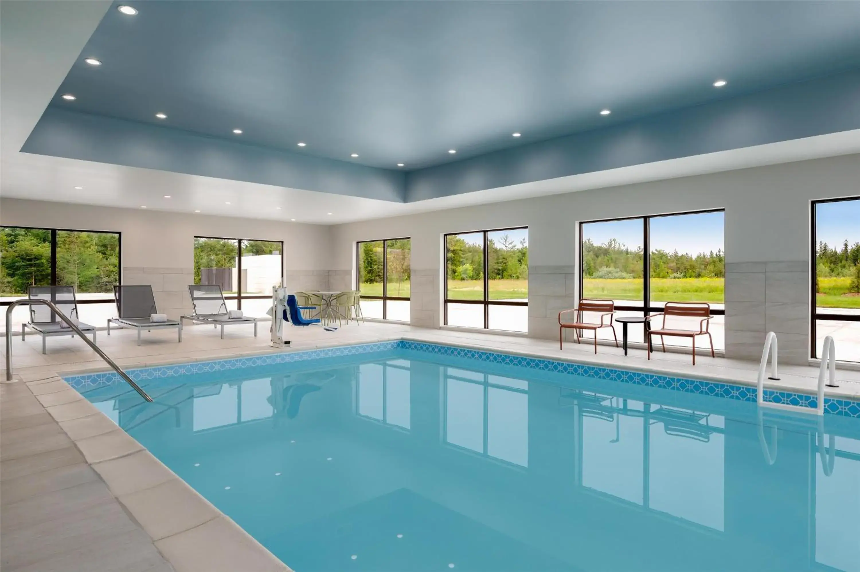 Pool view in Hampton Inn & Suites Alpena Pool view in Hampton Inn & Suites Alpena