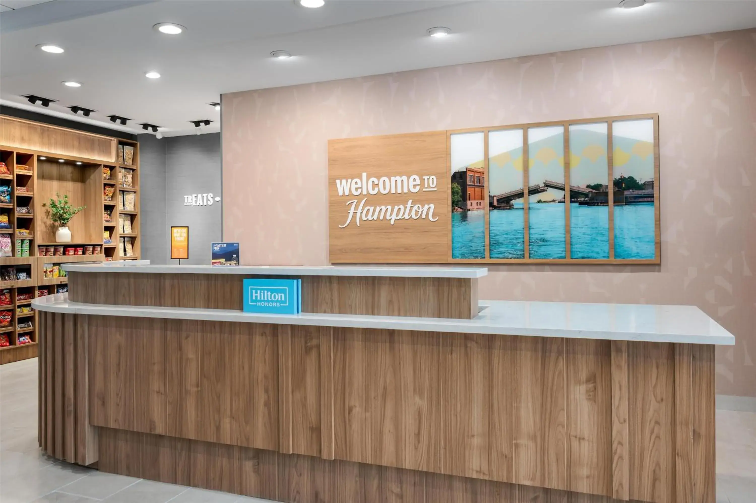 Lobby or reception in Hampton Inn & Suites Alpena Lobby or reception in Hampton Inn & Suites Alpena