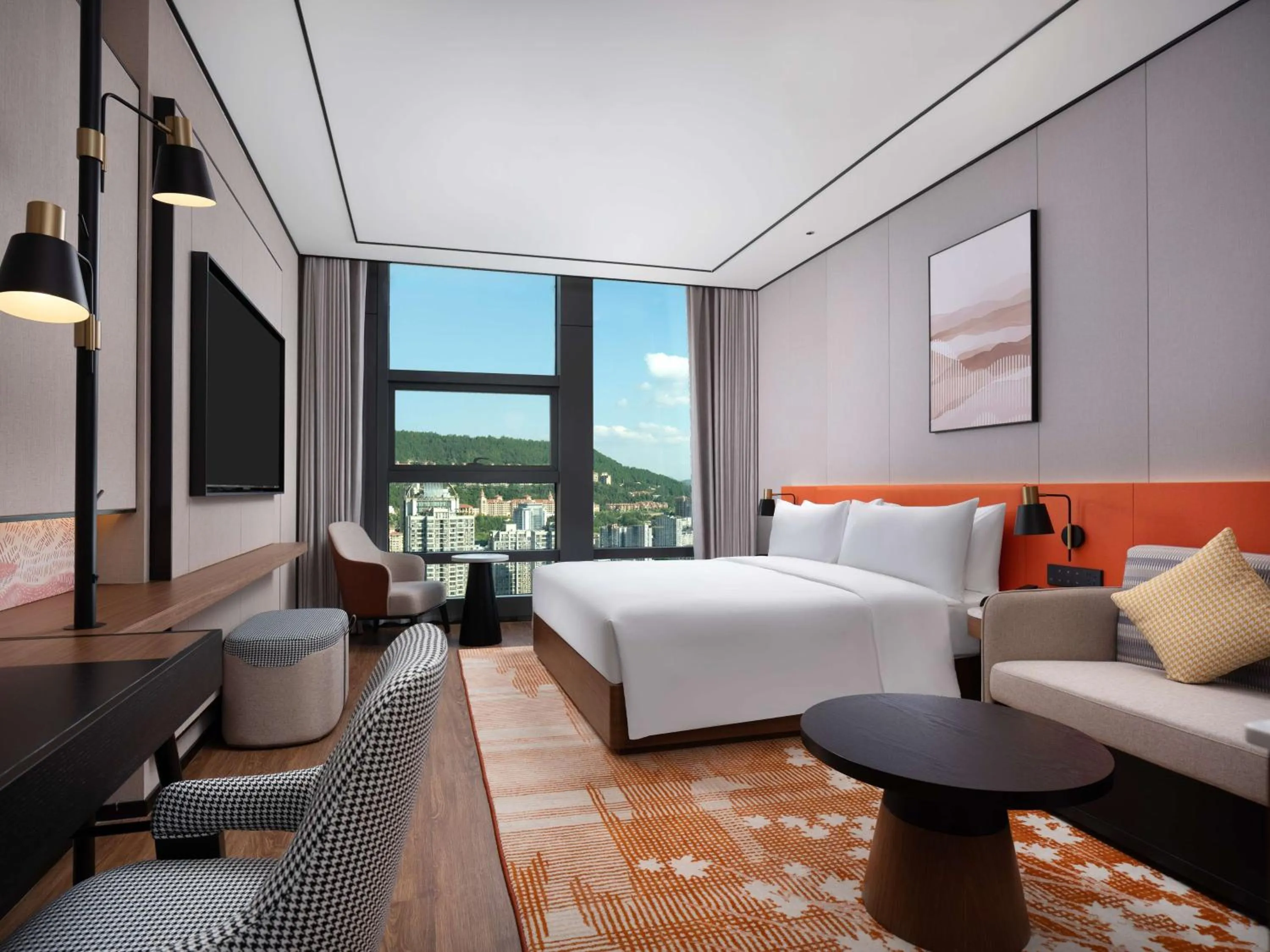 Bed in Hilton Garden Inn Bazhong Bazhou