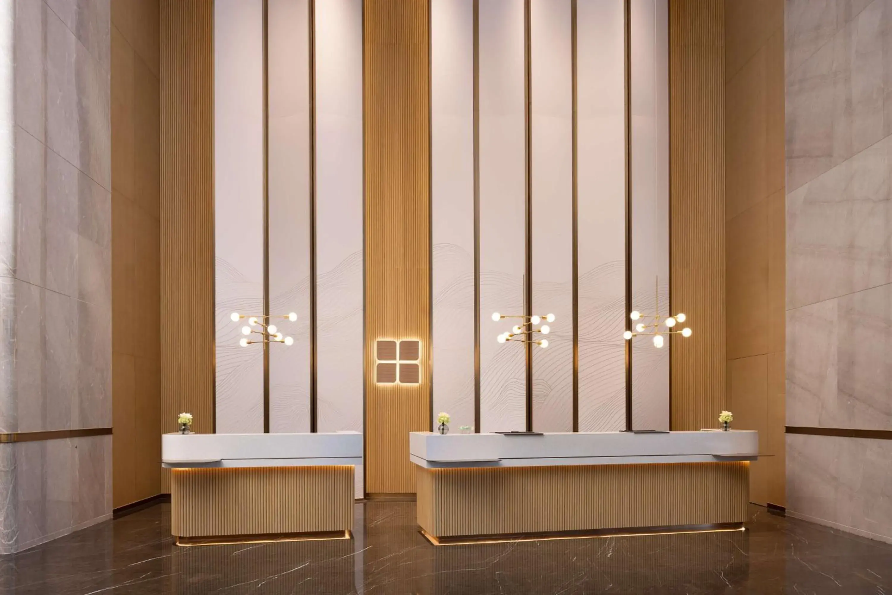 Lobby or reception in Hilton Garden Inn Bazhong Bazhou Lobby or reception in Hilton Garden Inn Bazhong Bazhou