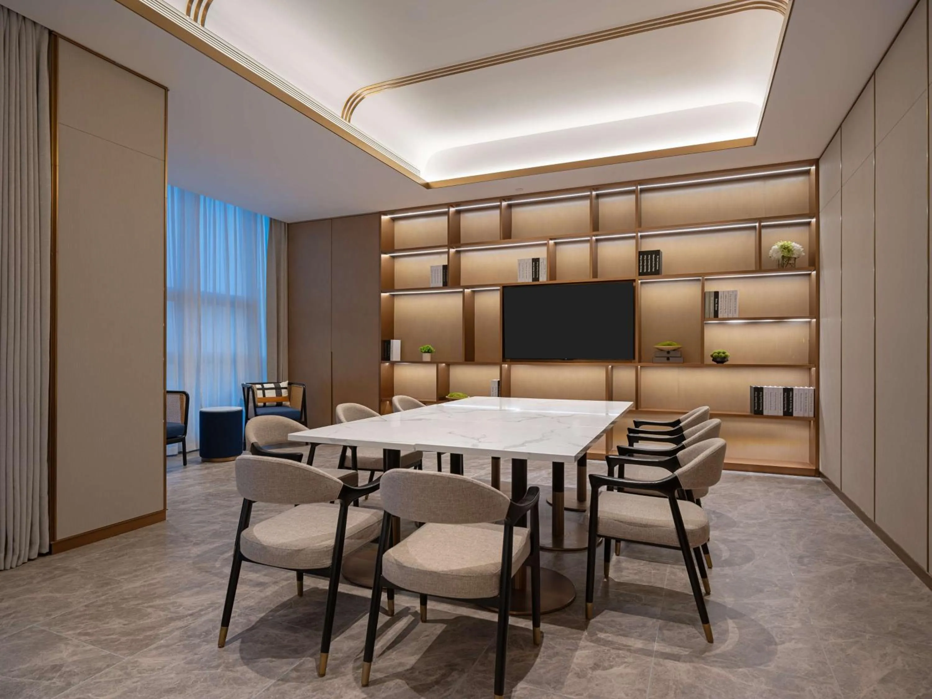 Meeting/conference room in Hilton Garden Inn Bazhong Bazhou