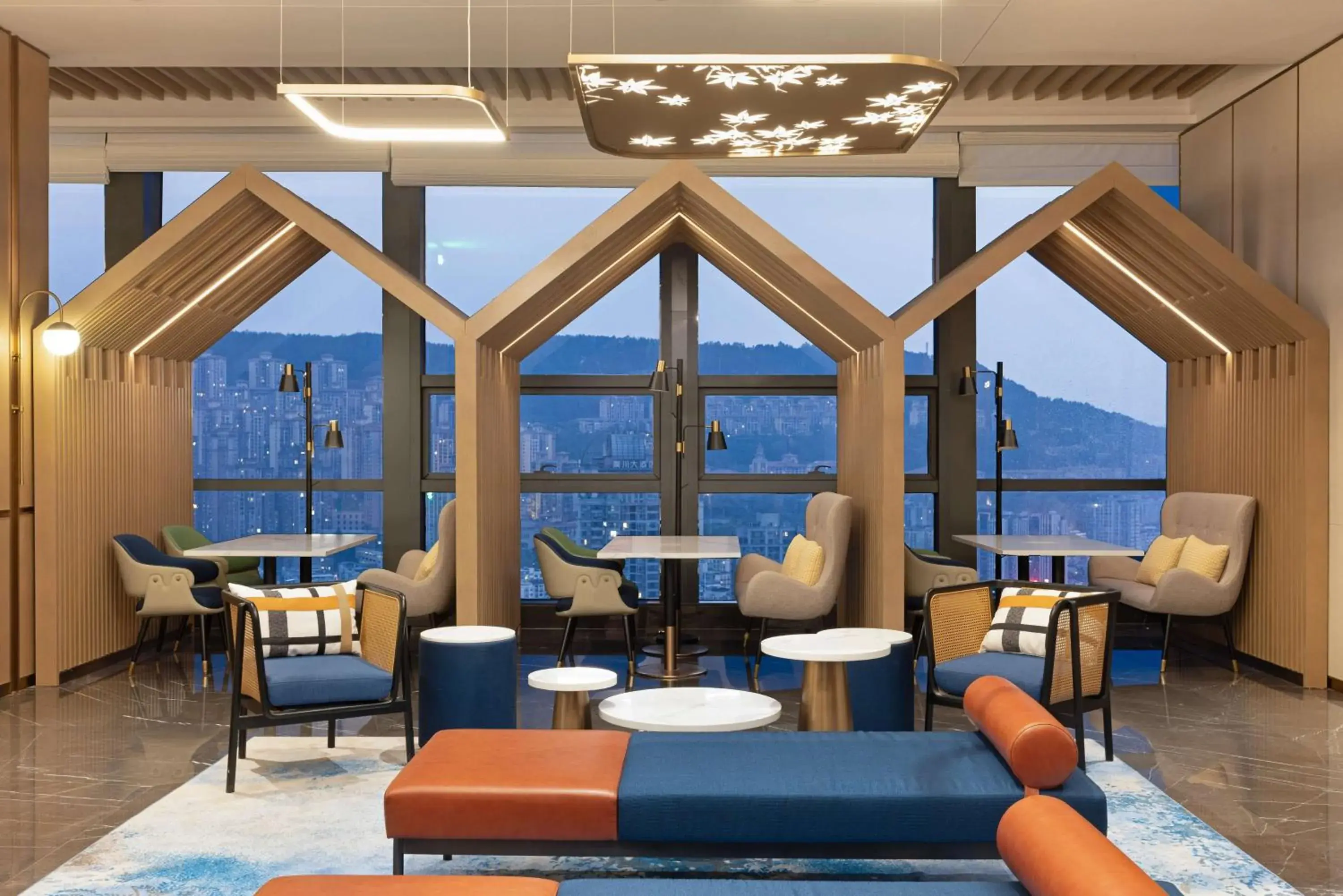 Lobby or reception in Hilton Garden Inn Bazhong Bazhou Lobby or reception in Hilton Garden Inn Bazhong Bazhou