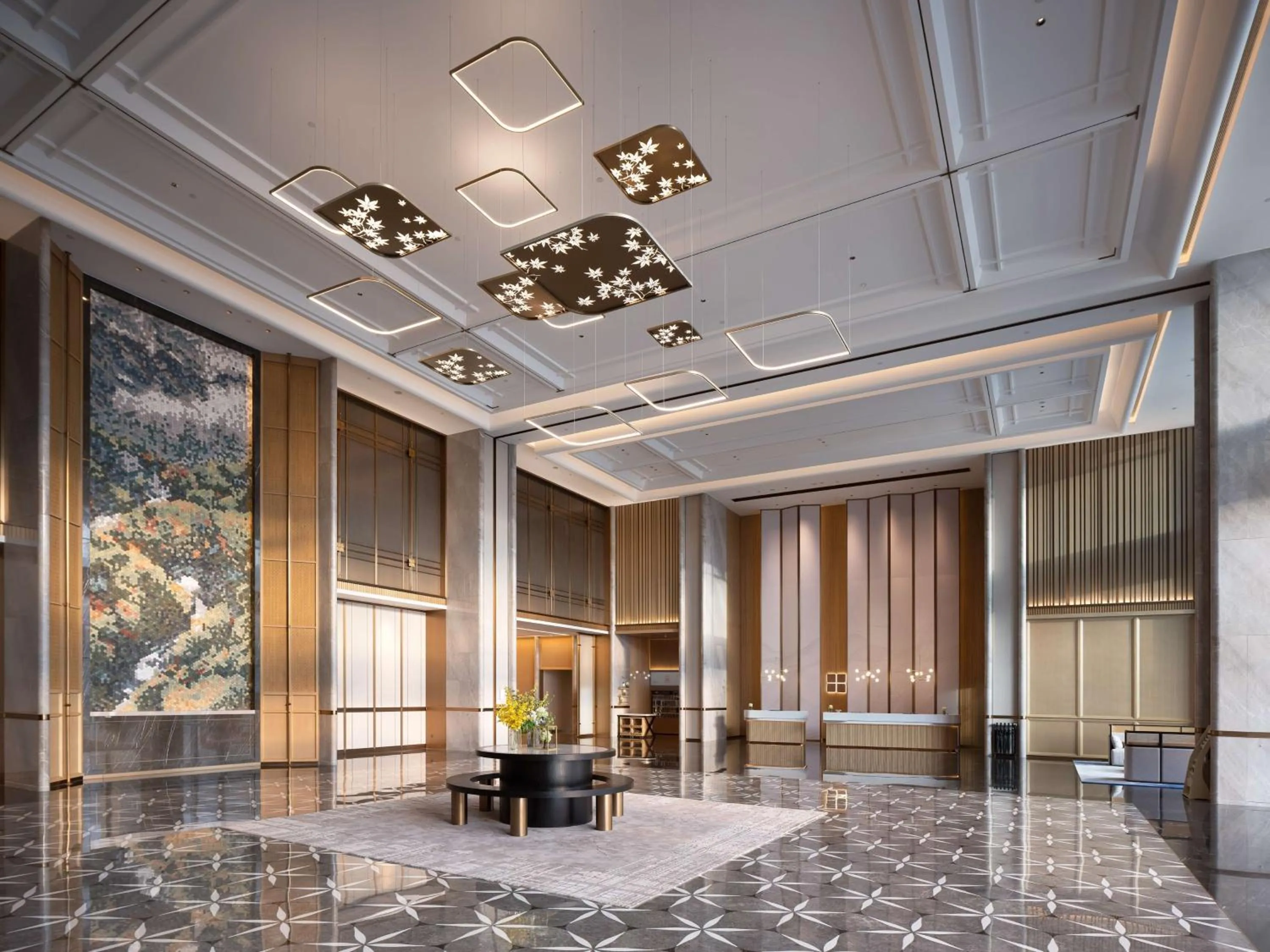 Lobby or reception in Hilton Garden Inn Bazhong Bazhou