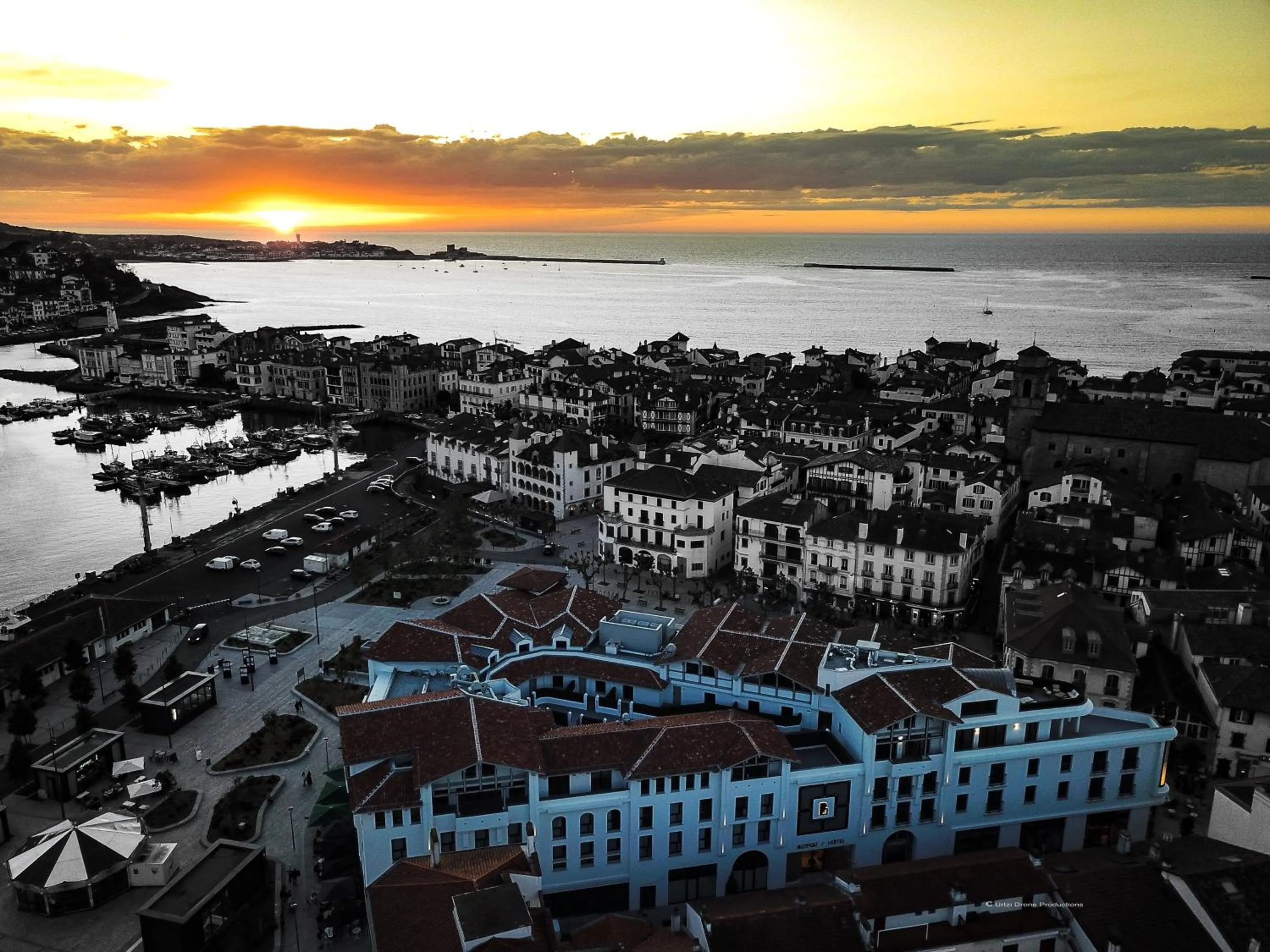 Bird's eye view in Bizipoz Hôtel