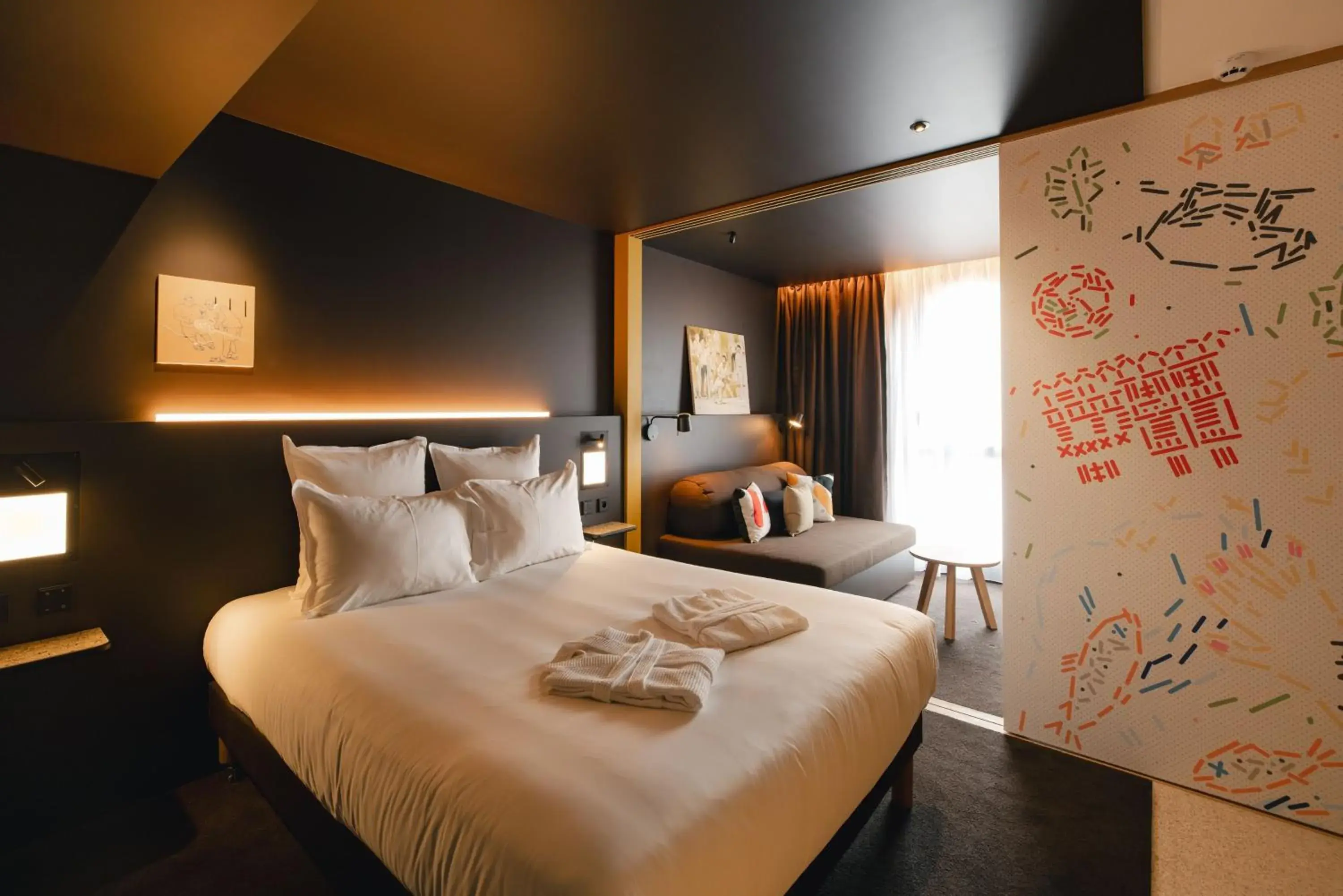 Bed in Bizipoz Hôtel Bed in Bizipoz Hôtel