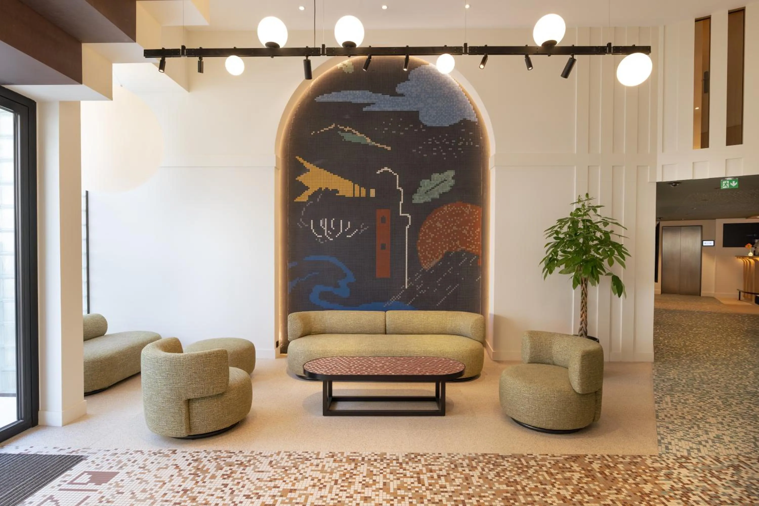 Living room in Bizipoz Hôtel