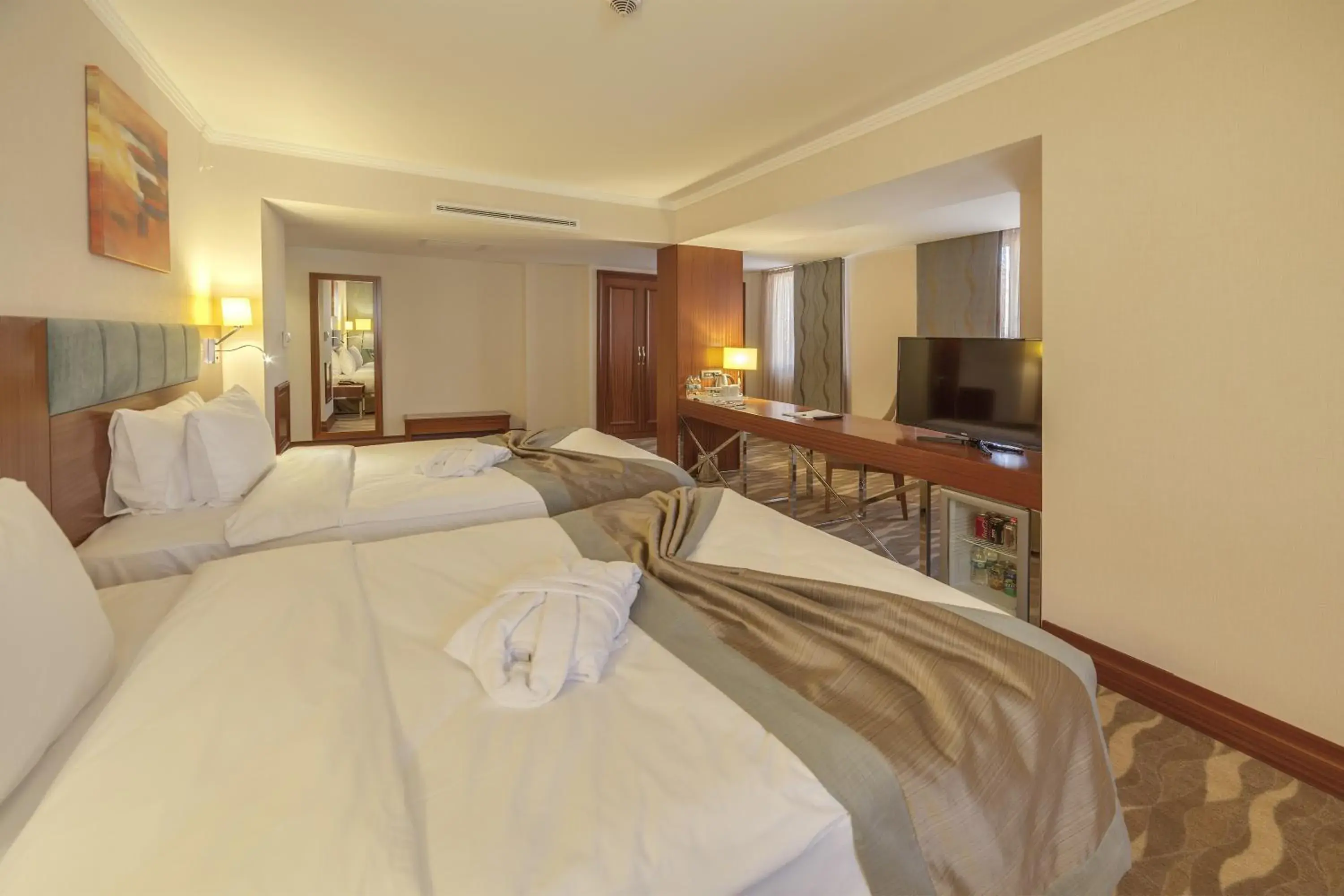 Decorative detail, Bed in Lamec Hotel Business Decorative detail, Bed in Lamec Hotel Business