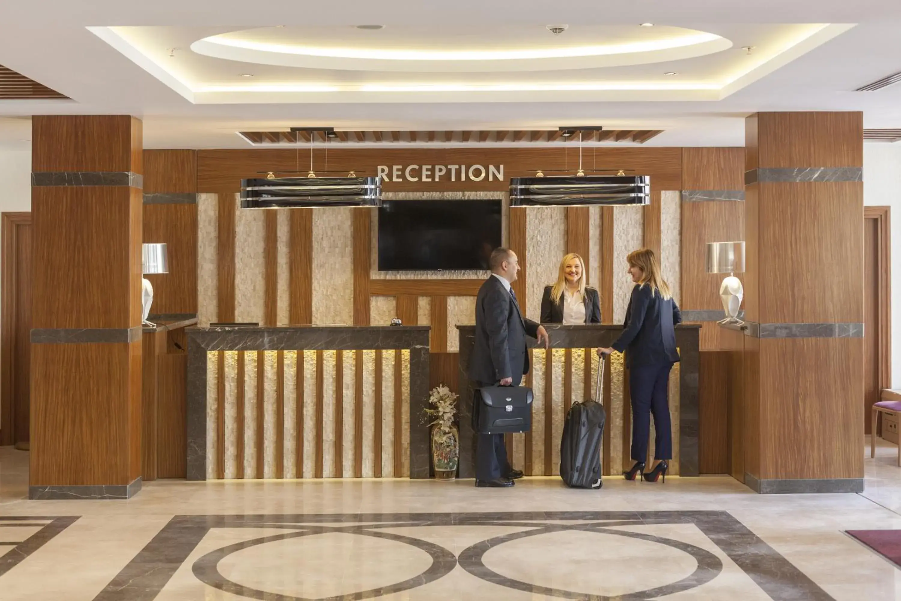 Lobby or reception in Lamec Hotel Business Lobby or reception in Lamec Hotel Business