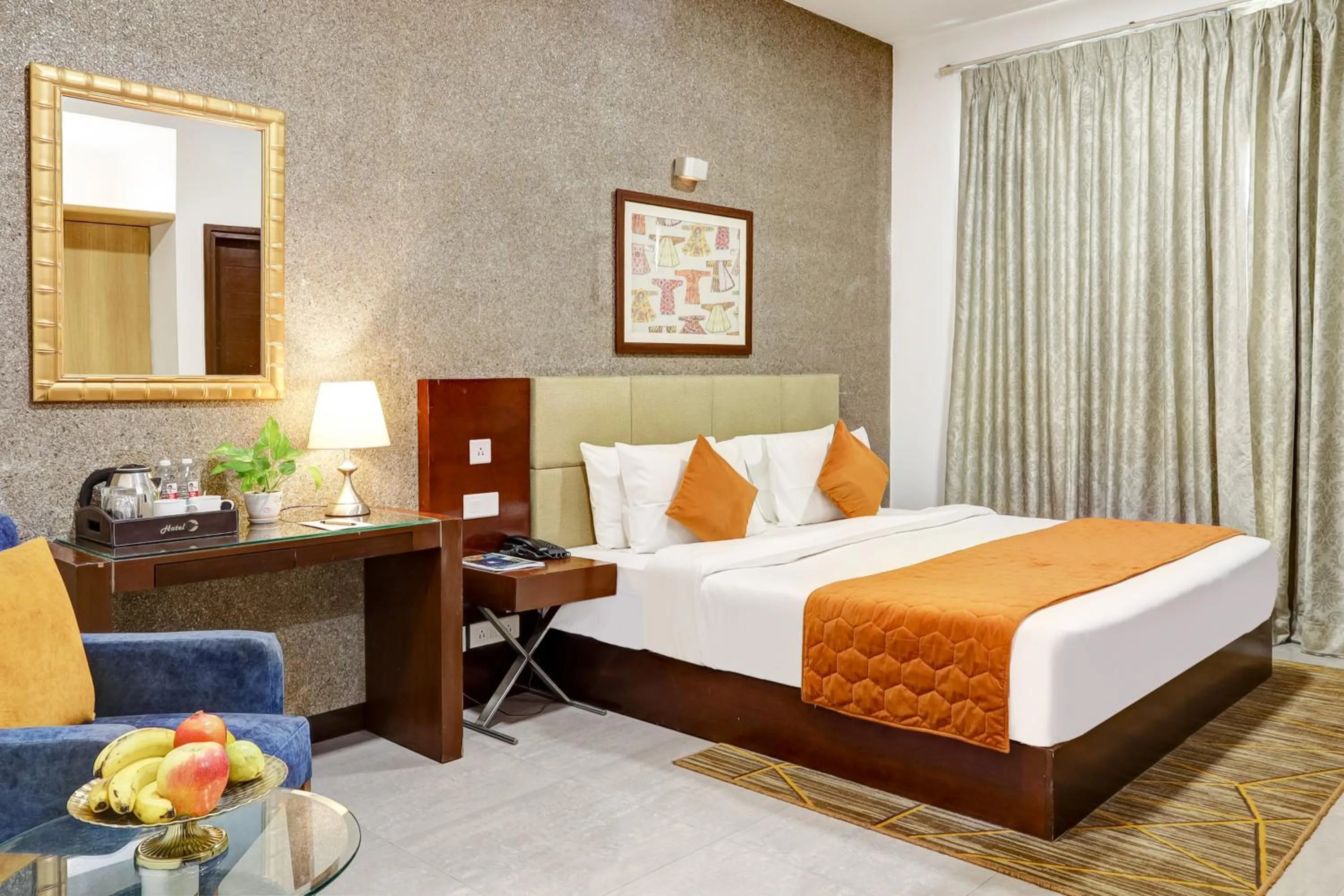 Photo of the whole room, Bed in Hotel 91 Golf Course Road