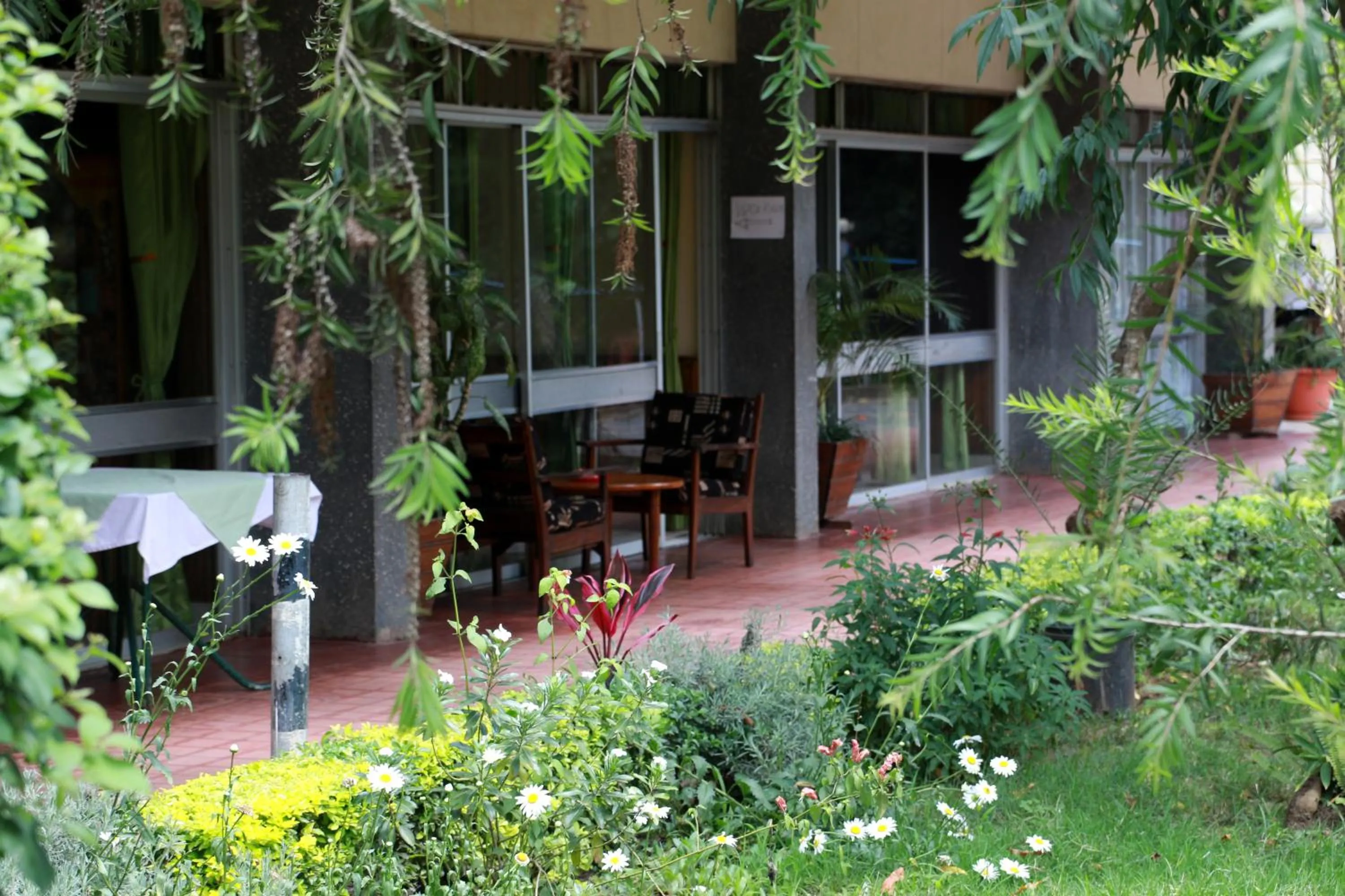 Patio in Equator Hotel