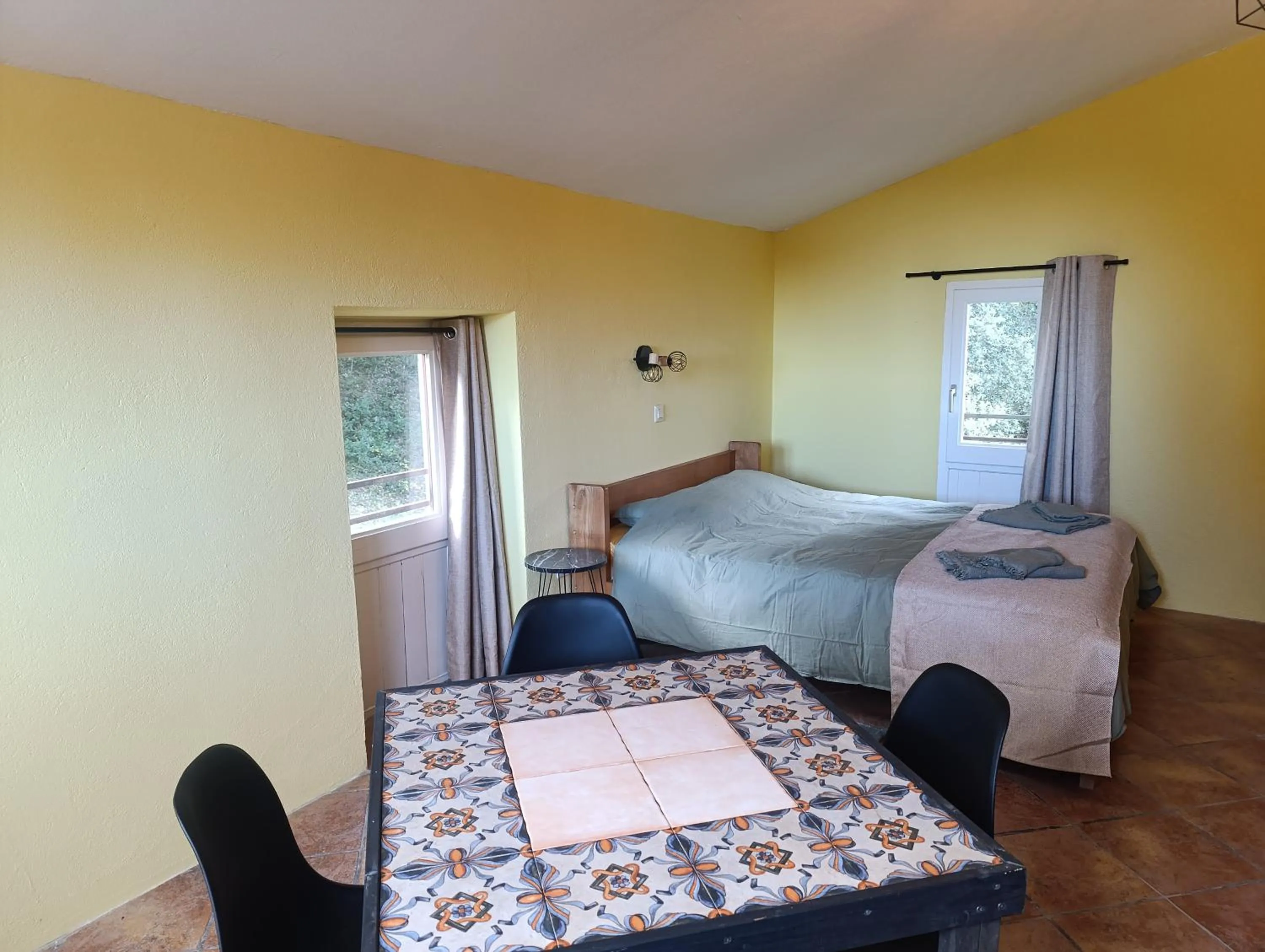 Photo of the whole room, Bed in Mas Pitre