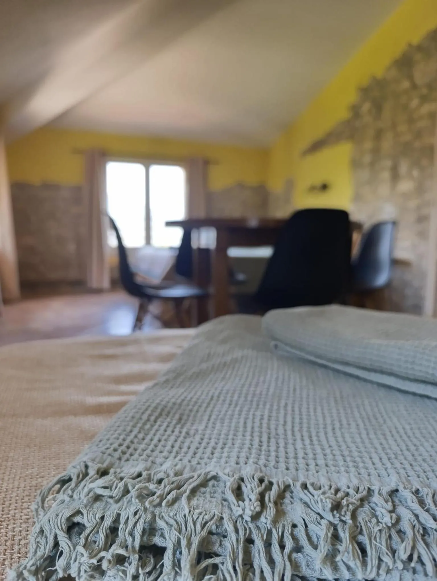 towels, Bed in Mas Pitre