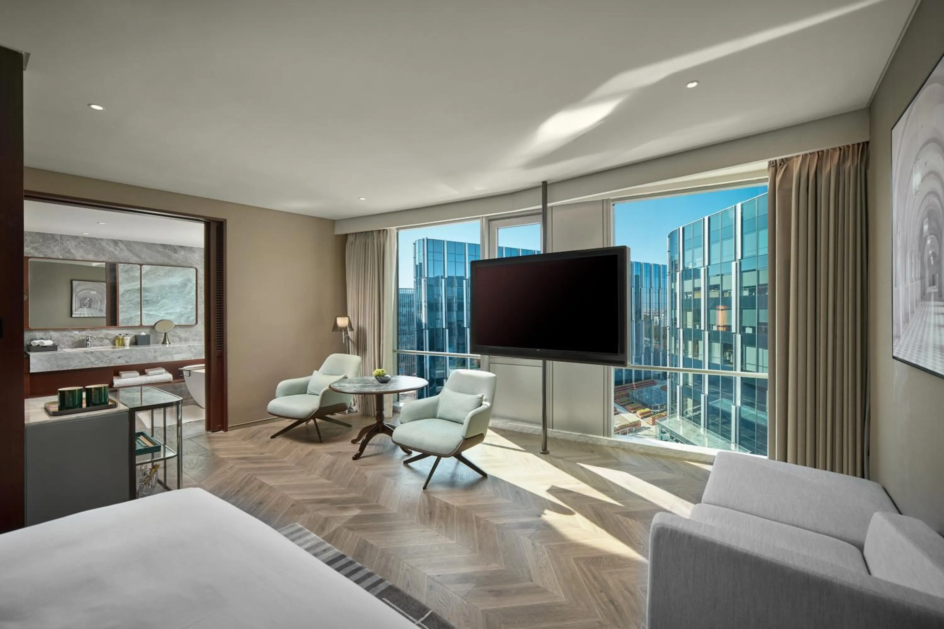 Seating area, Bed in MaxX By Steigenberger Shanghai,Hongqiao