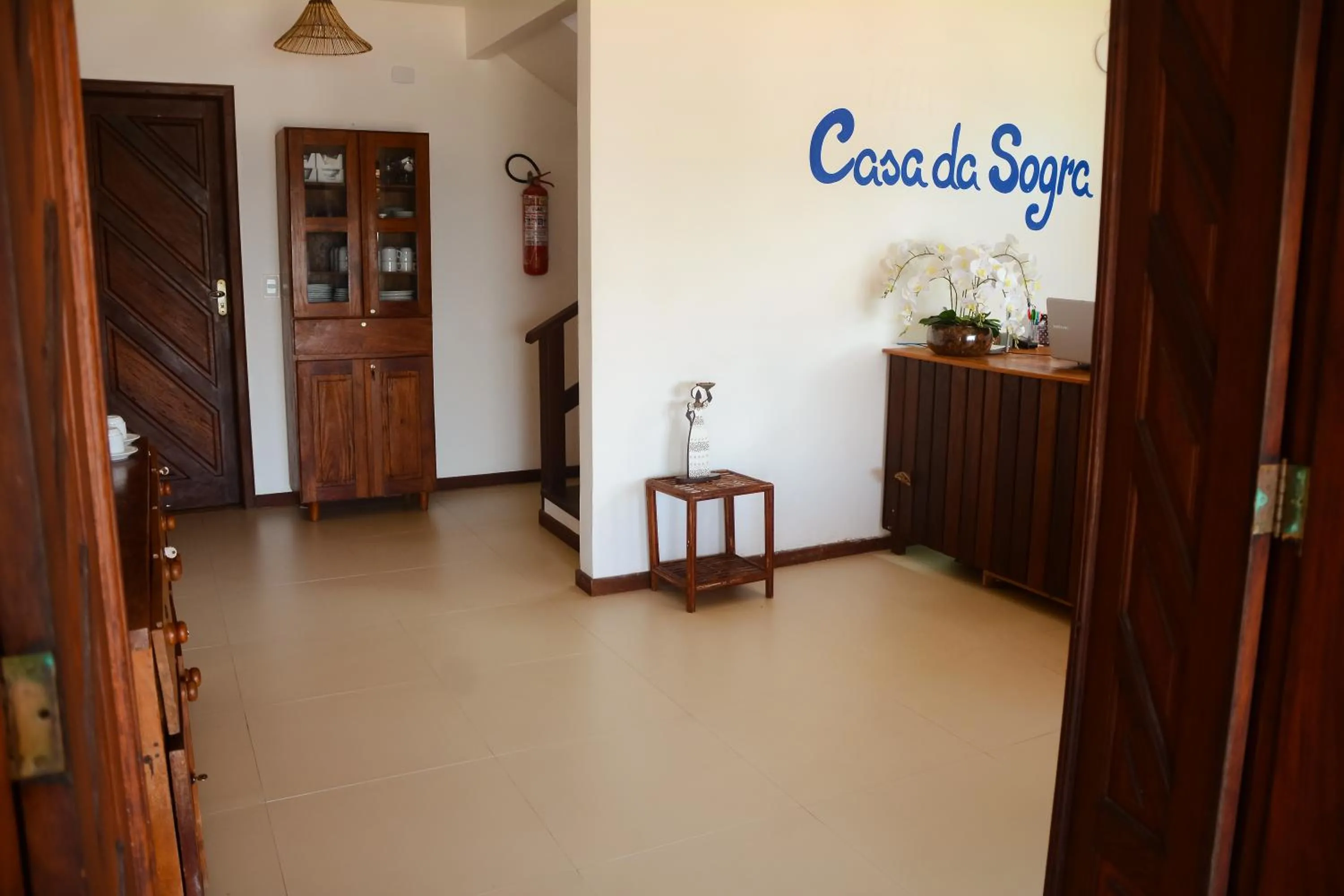 Lobby or reception in Pousada Casa da Sogra