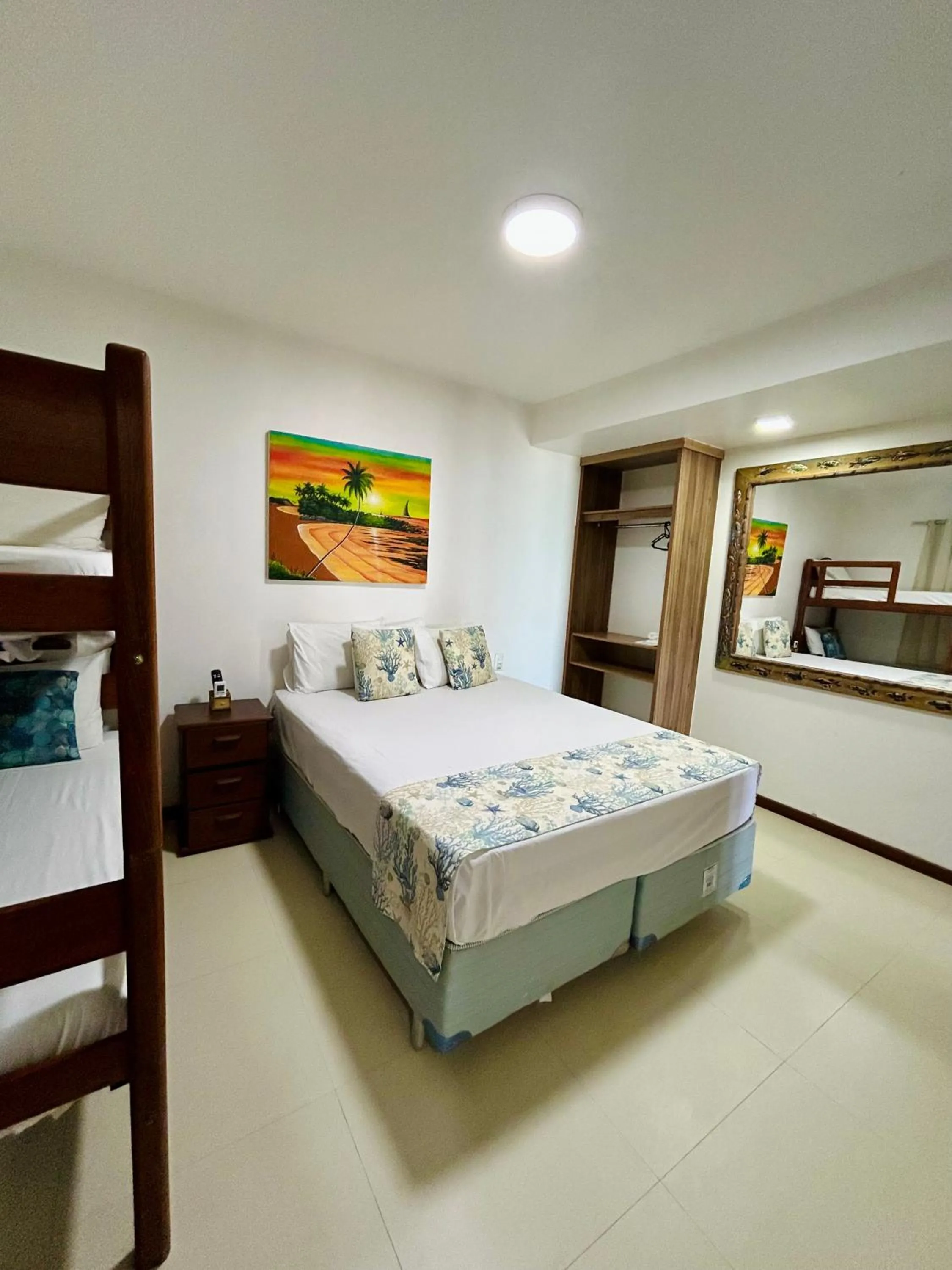 Bed in Pousada Casa da Sogra