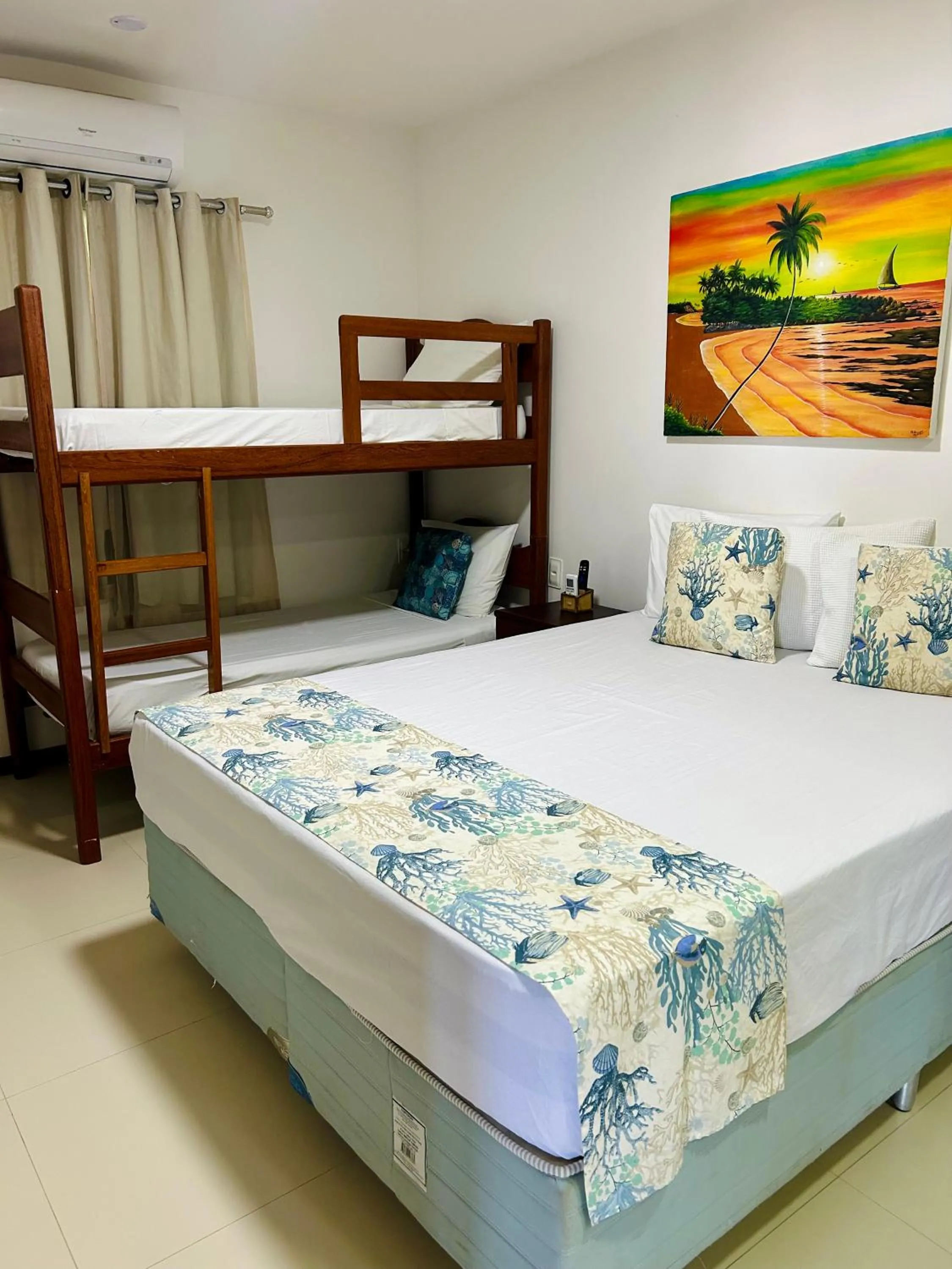 Bed in Pousada Casa da Sogra