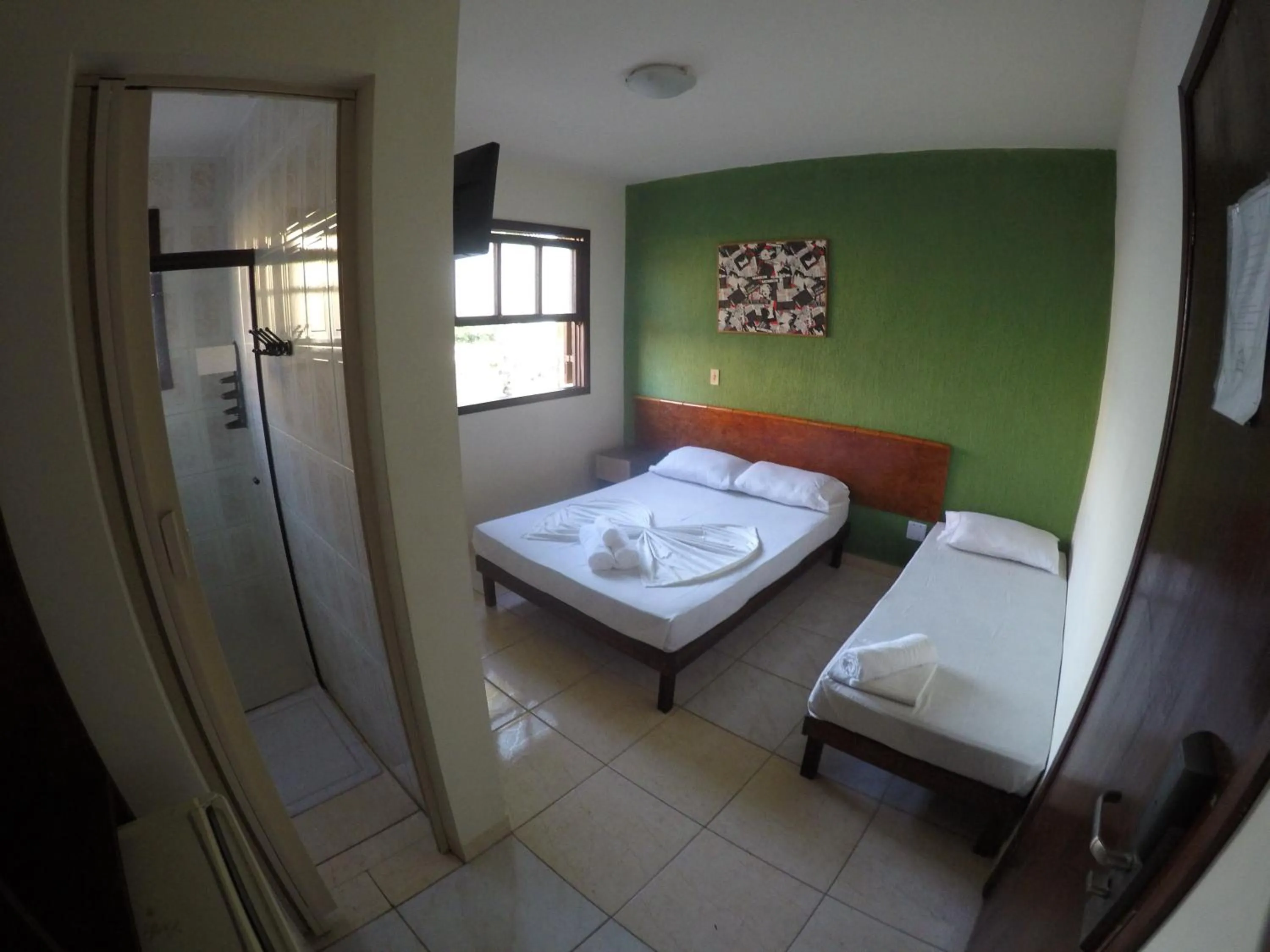 Bed in Pousada do Frances