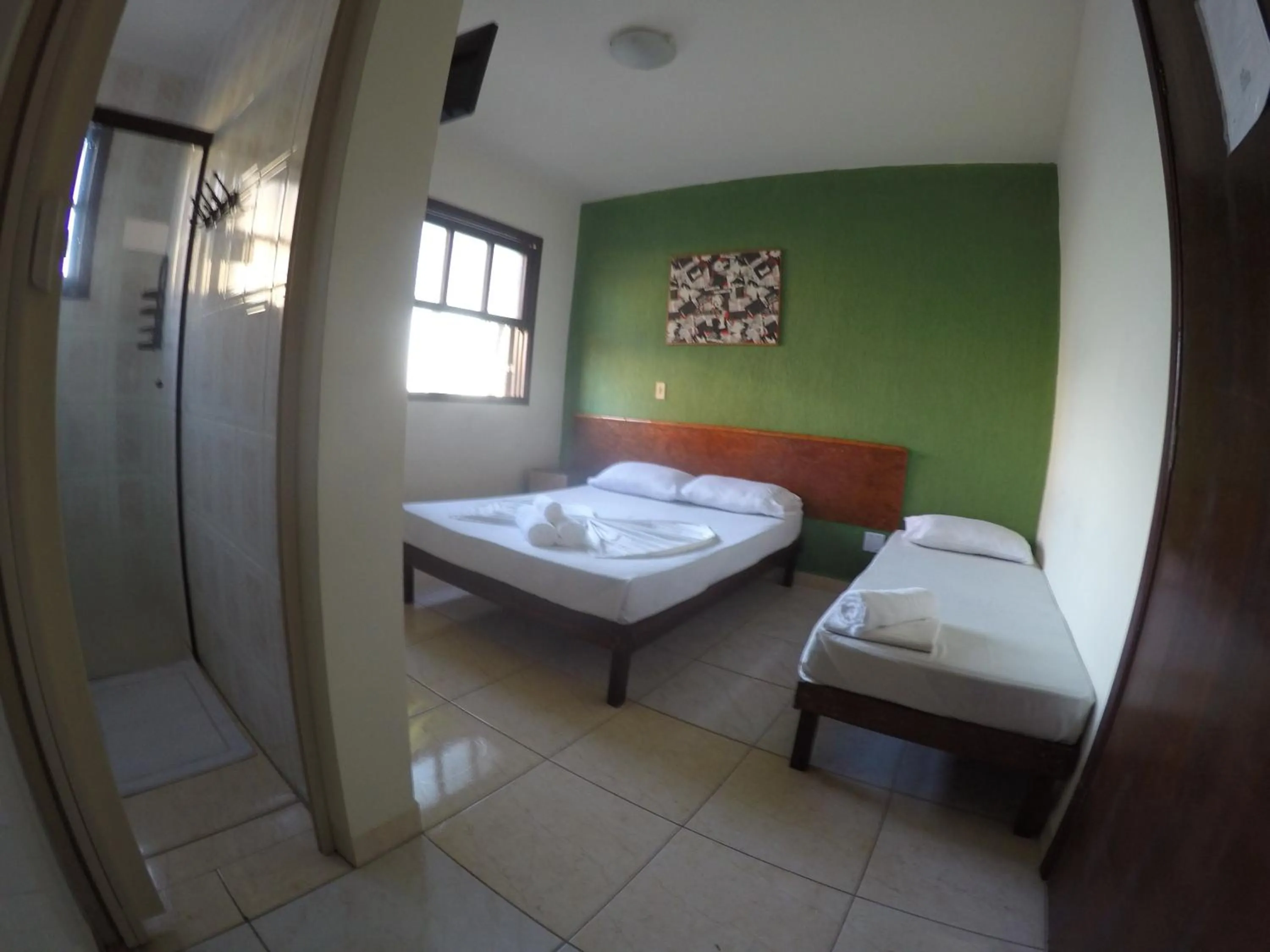 Bed in Pousada do Frances