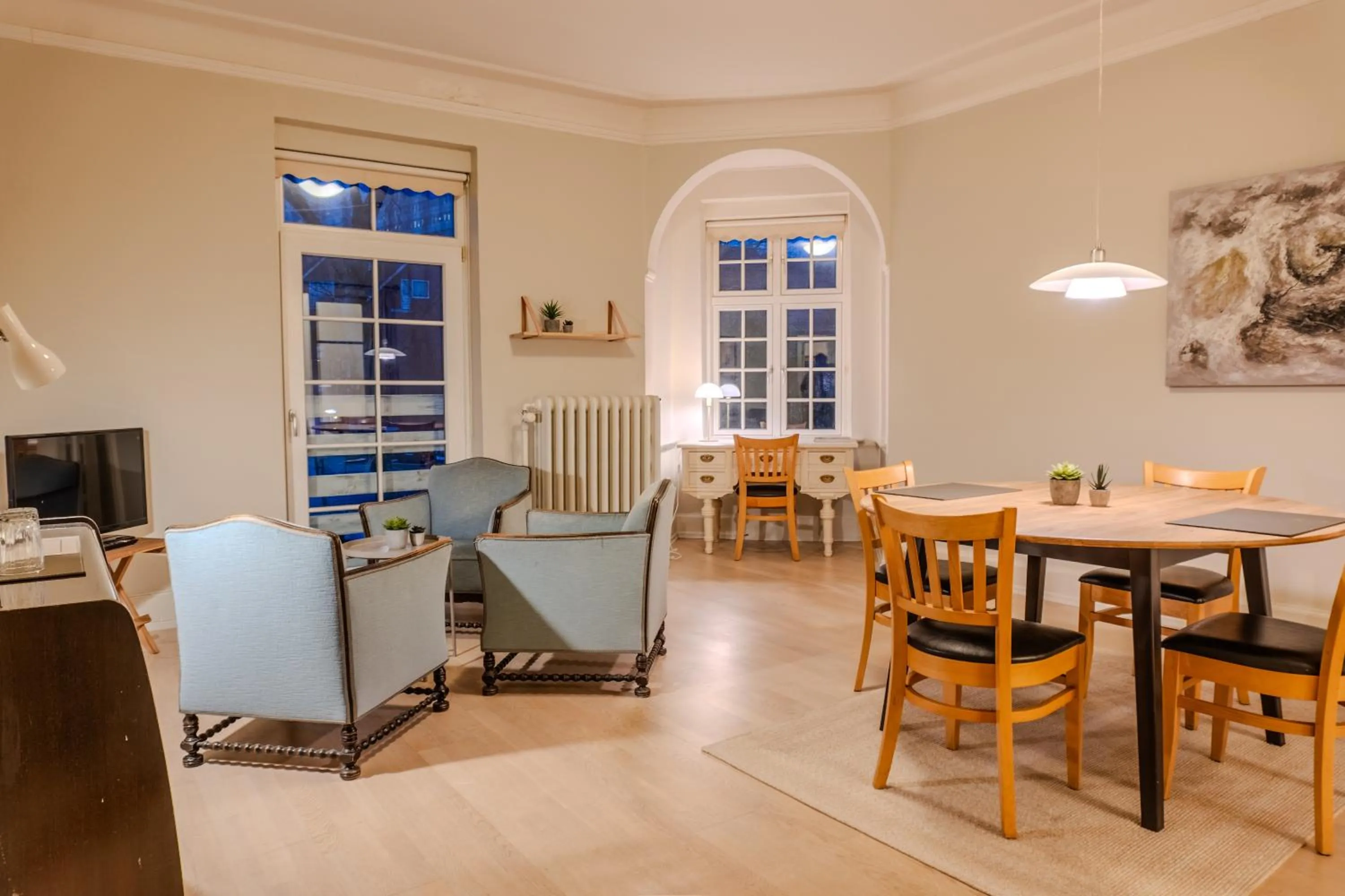 Living room in Villa Apartments Viborg