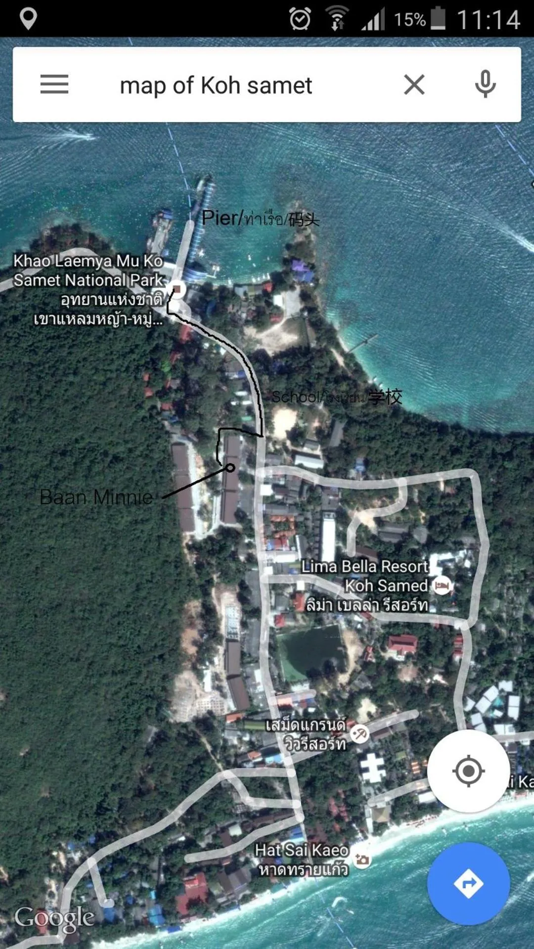 Location in Baan Minnie