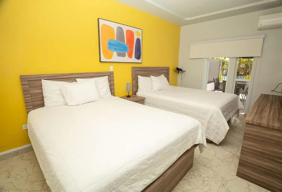Bedroom, Bed in Hotel Vista Azul